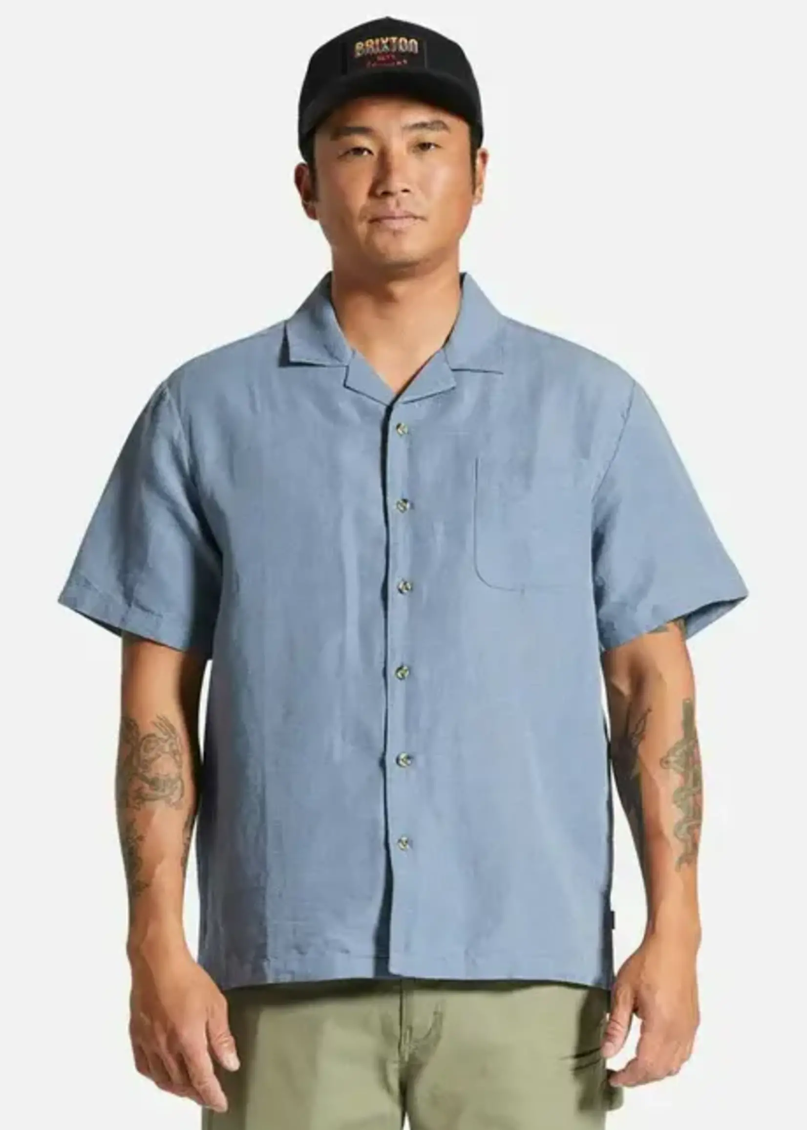BRIXTON BUNKER LINEN S/S
