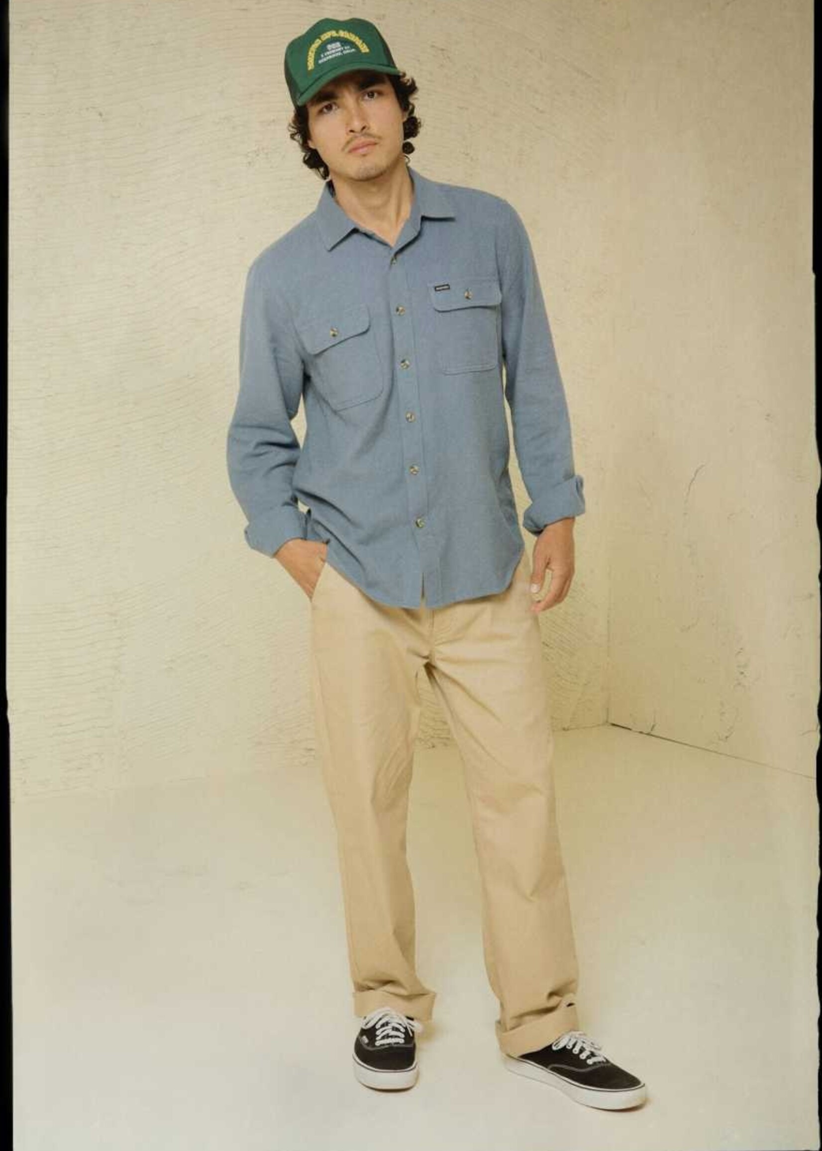 BRIXTON BOWERY LW SOFT L/S FLANNEL