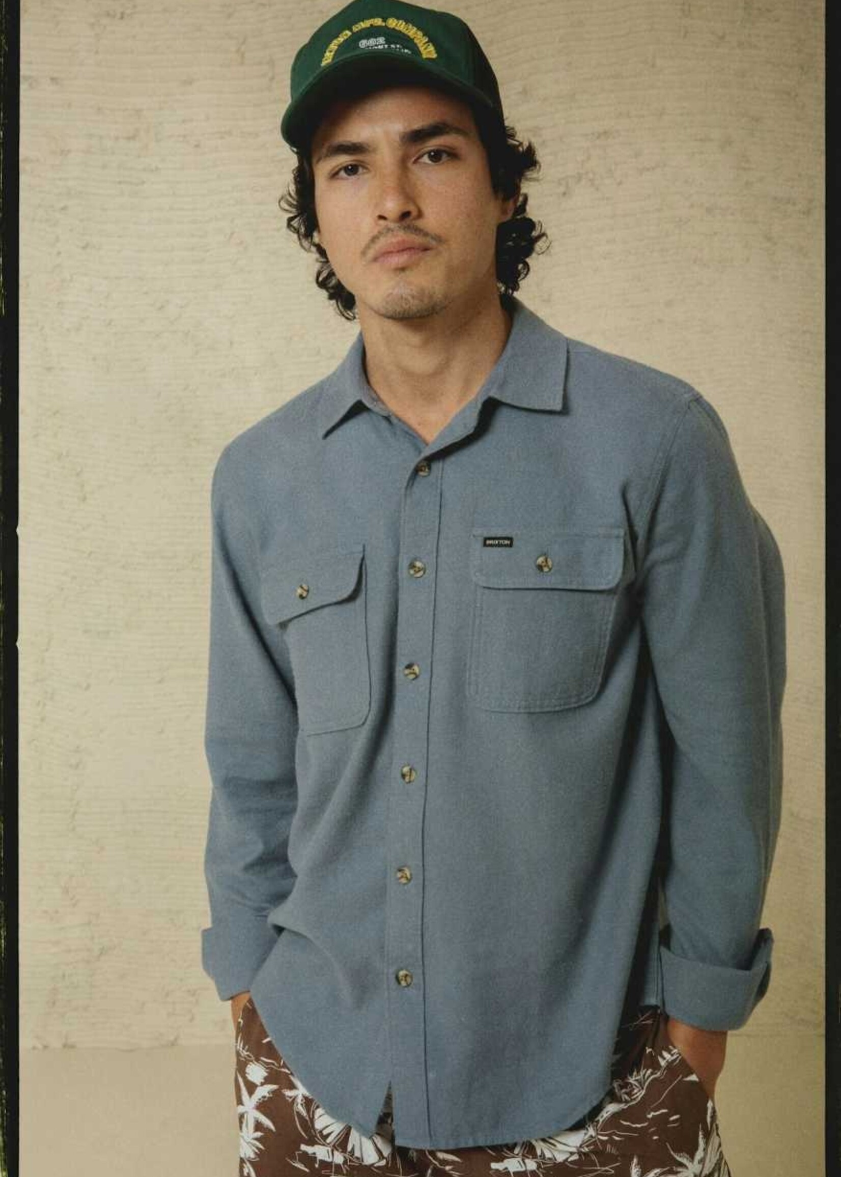 BRIXTON BOWERY LW SOFT L/S FLANNEL