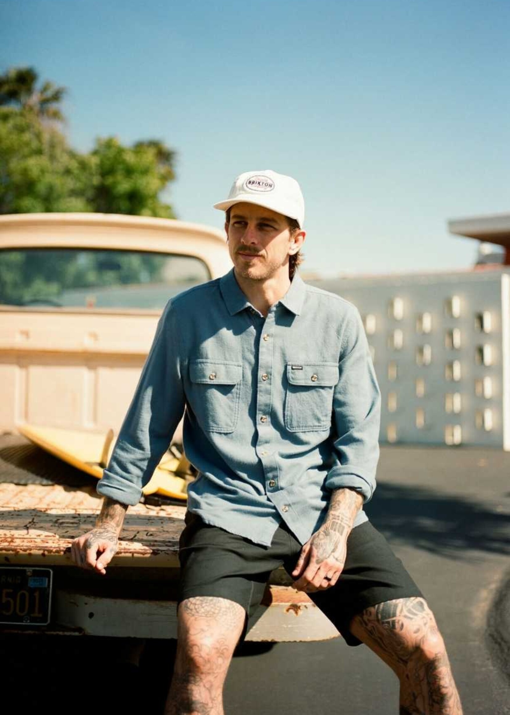 BRIXTON BOWERY LW SOFT L/S FLANNEL