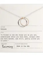 BECOMING JEWELRY Friendship circles - Sterling silver