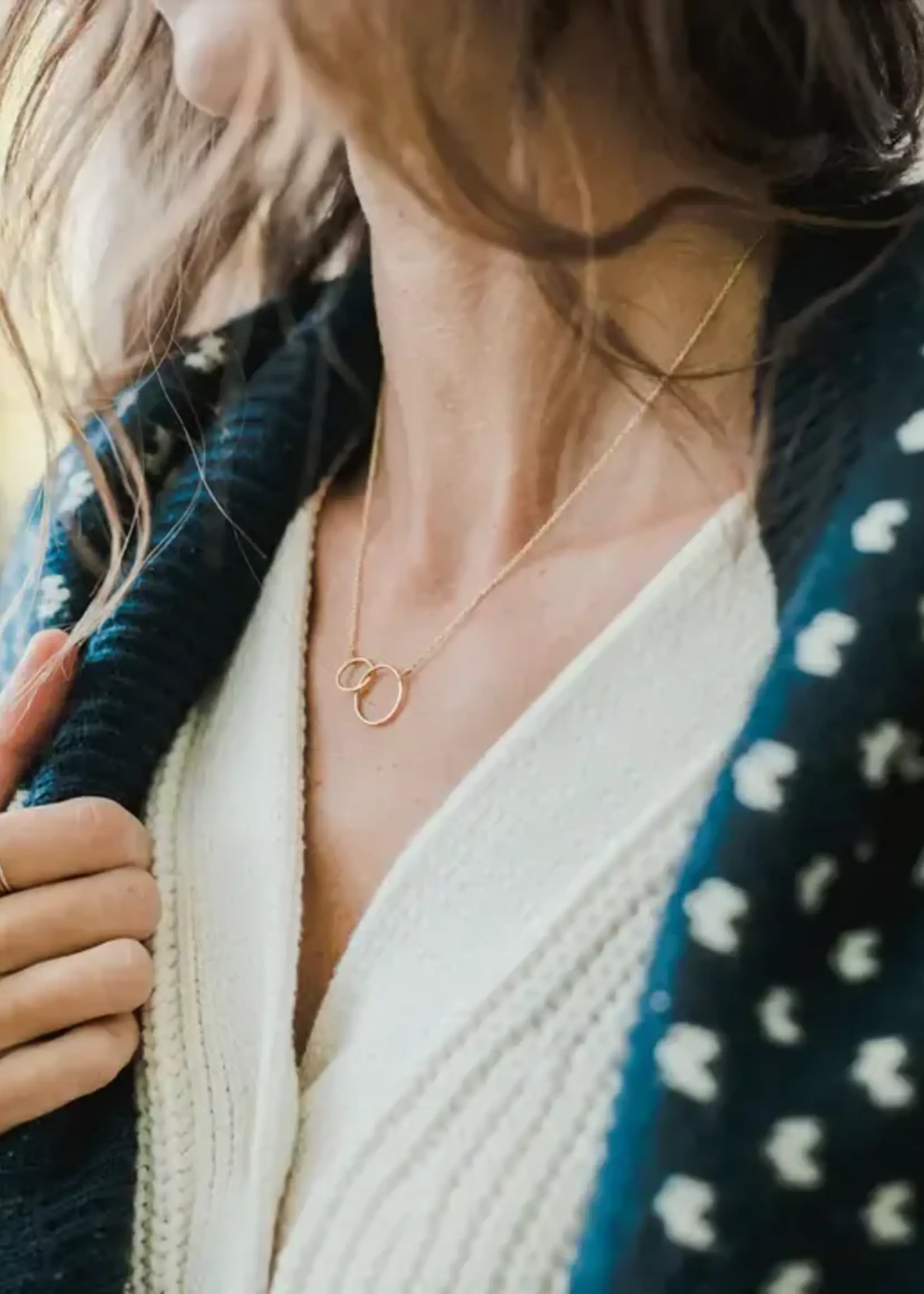 BECOMING JEWELRY Mother necklace - Gold fill 18"