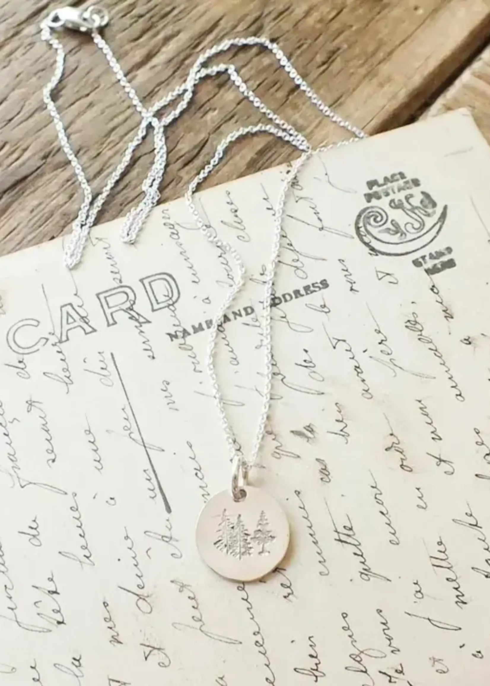 BECOMING JEWELRY Trees necklace - Sterling silver
