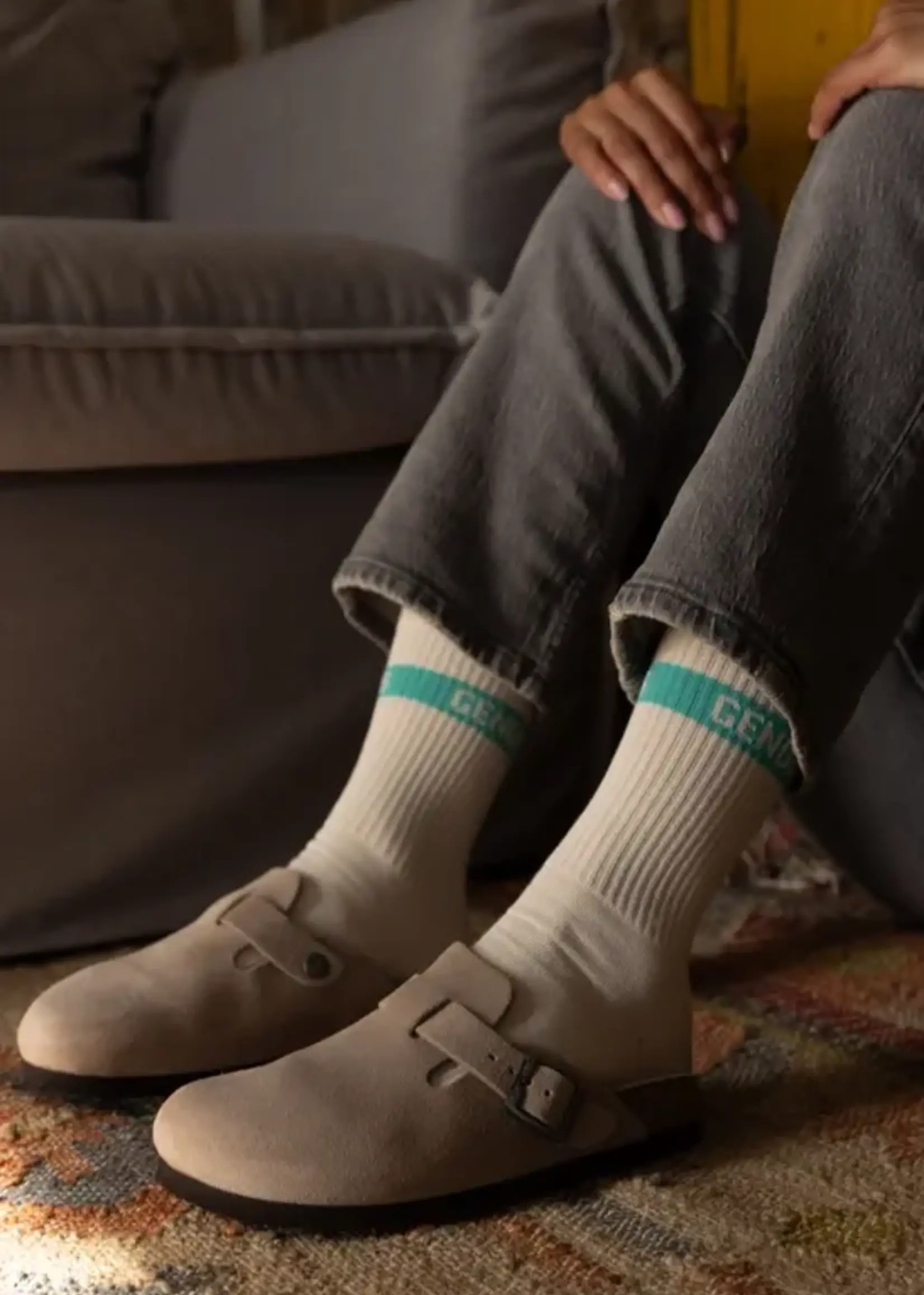 GENUINS Riva Velour Clog