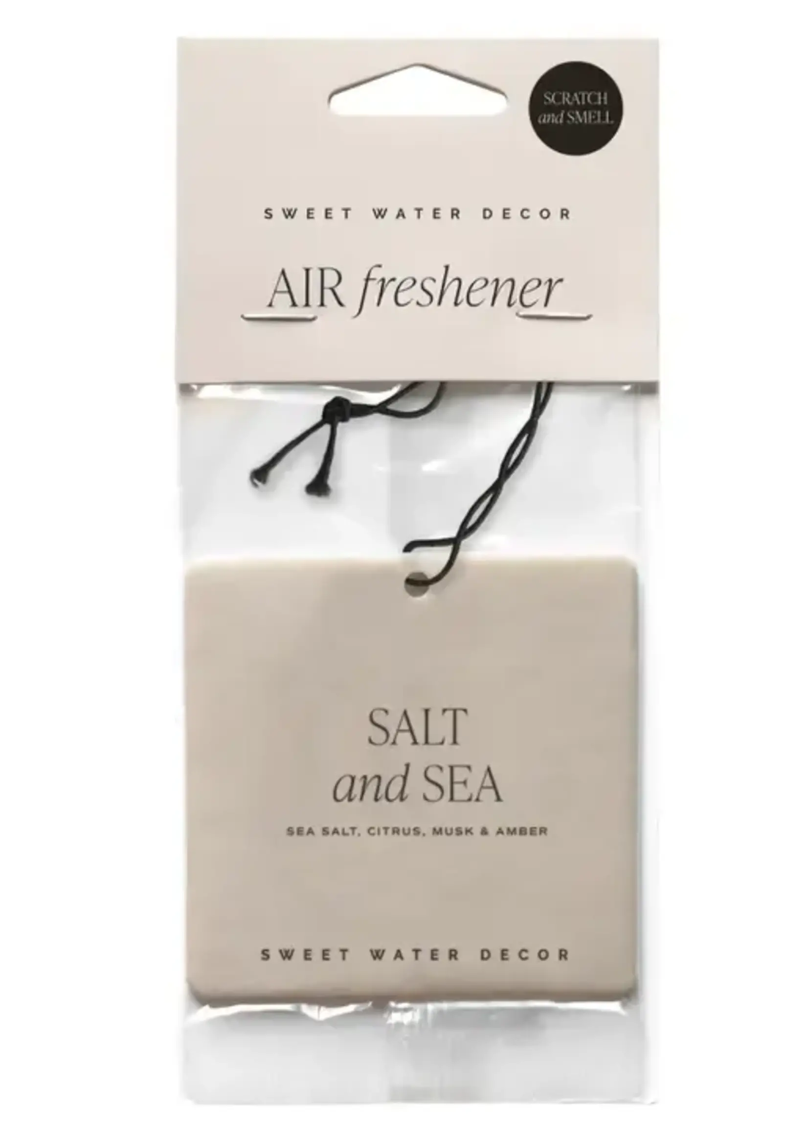 SWEET WATER DECOR Salt & Sea -  hanging air freshener