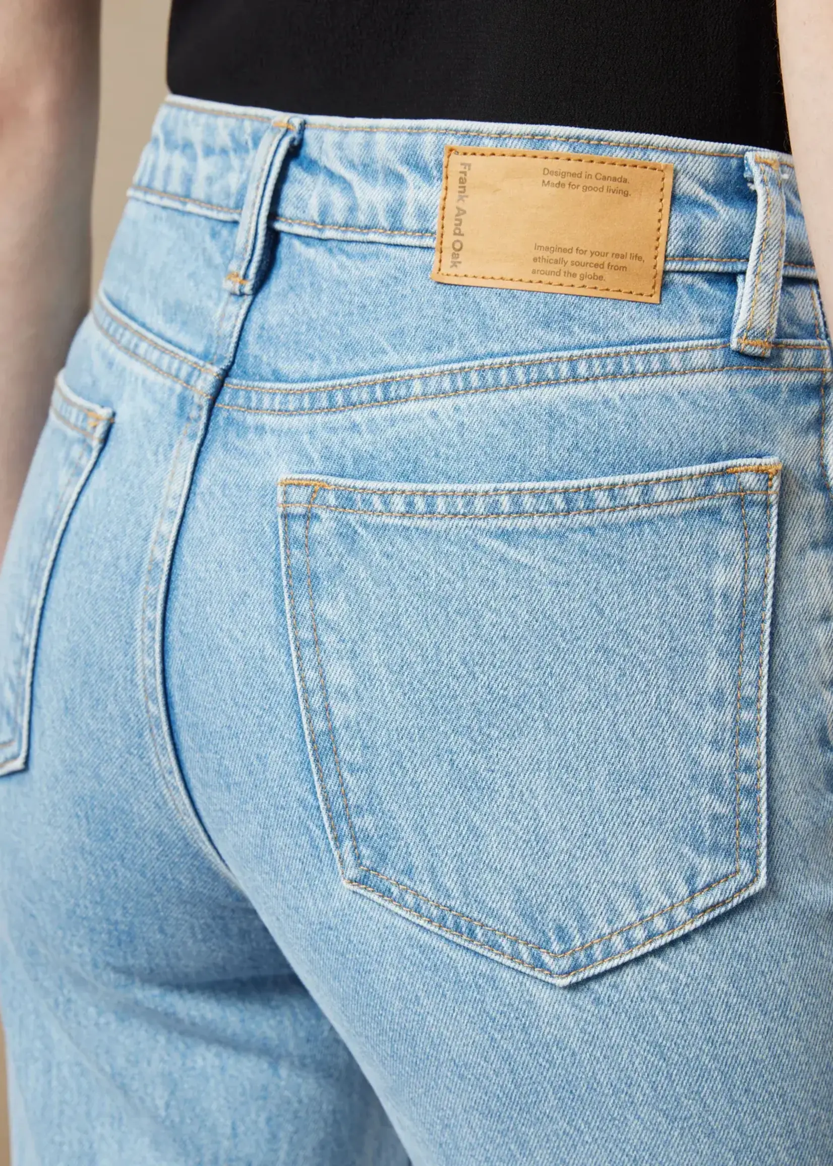 Frank And Oak Stevie High Rise Tappered Jean