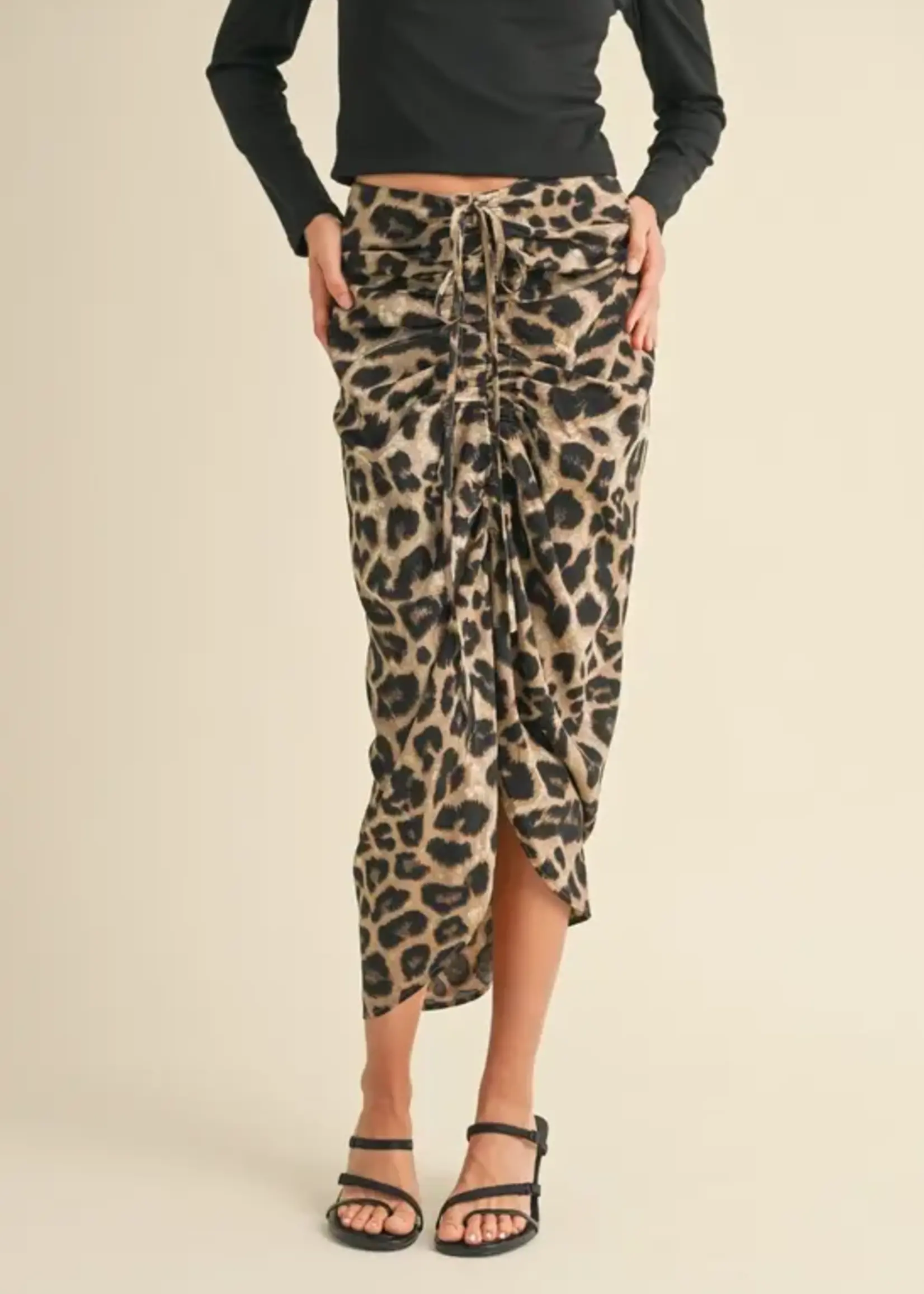 MIOU MUSE The leopard skirt