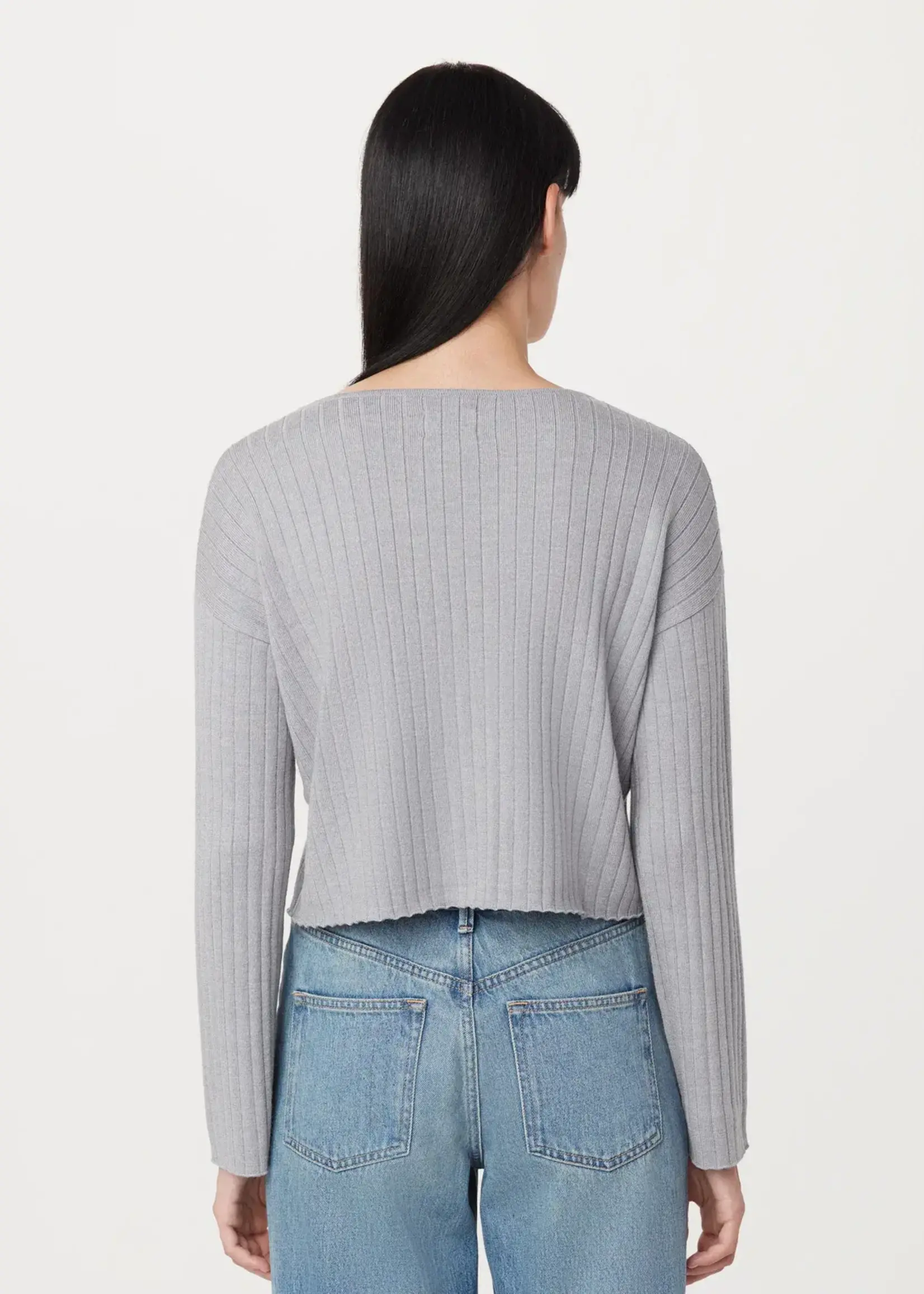 Frank And Oak The Boat Neck Cropped Sweater
