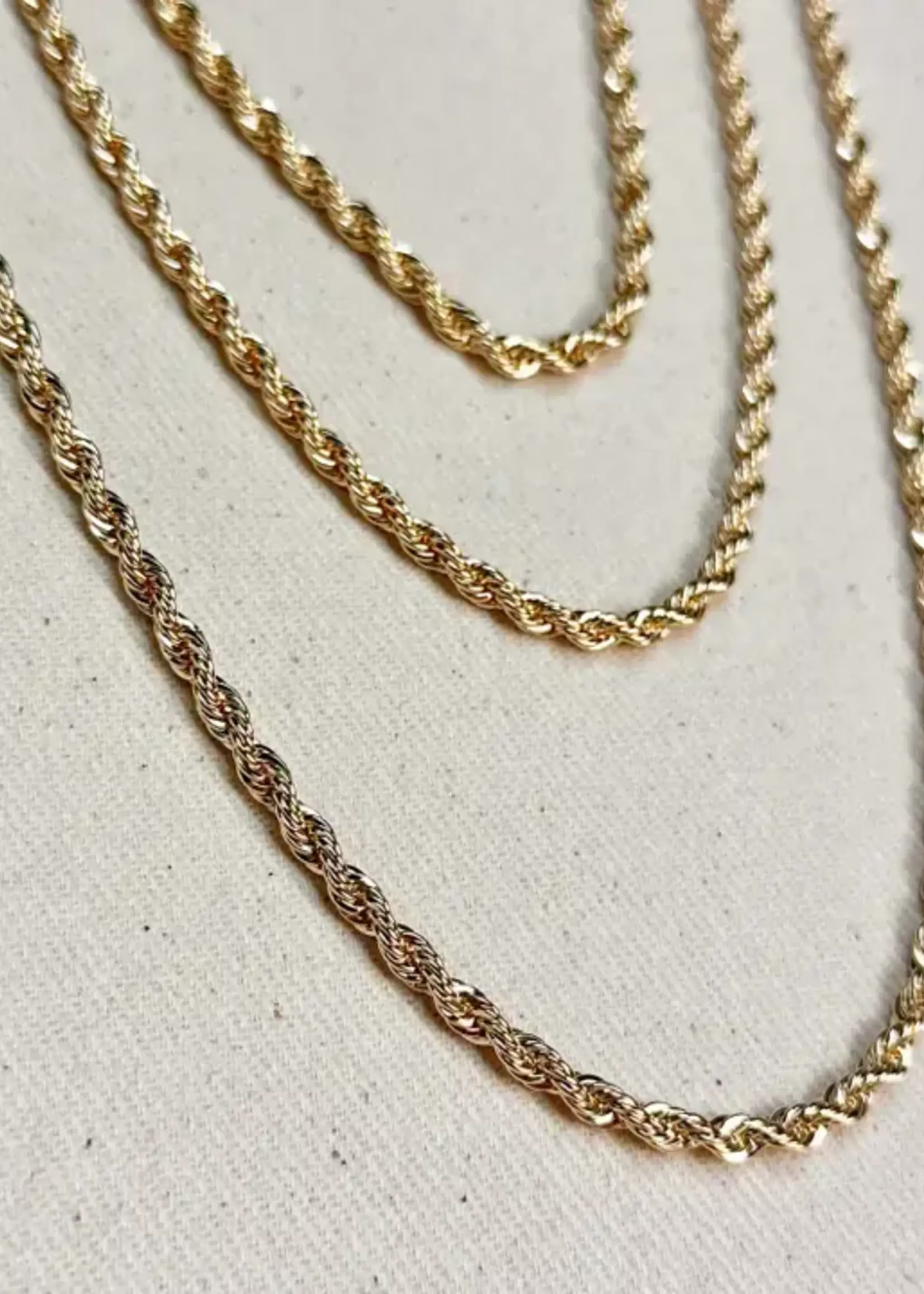 LeBLANC finds 18k GF Rope Chain 16