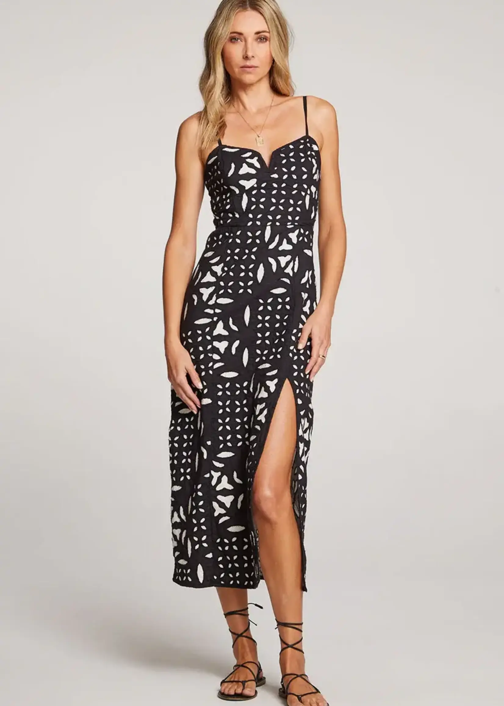 SALTWATER LUXE Dottie midi dress