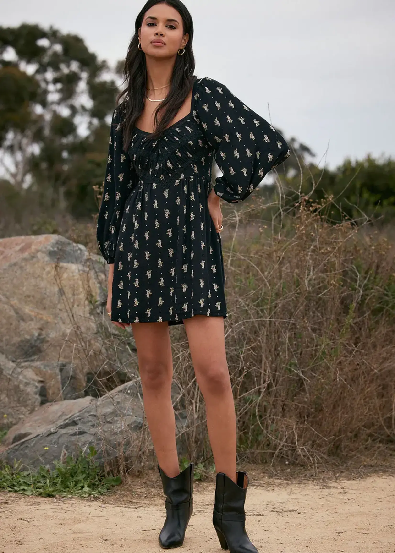 SALTWATER LUXE Wallen Mini Dress