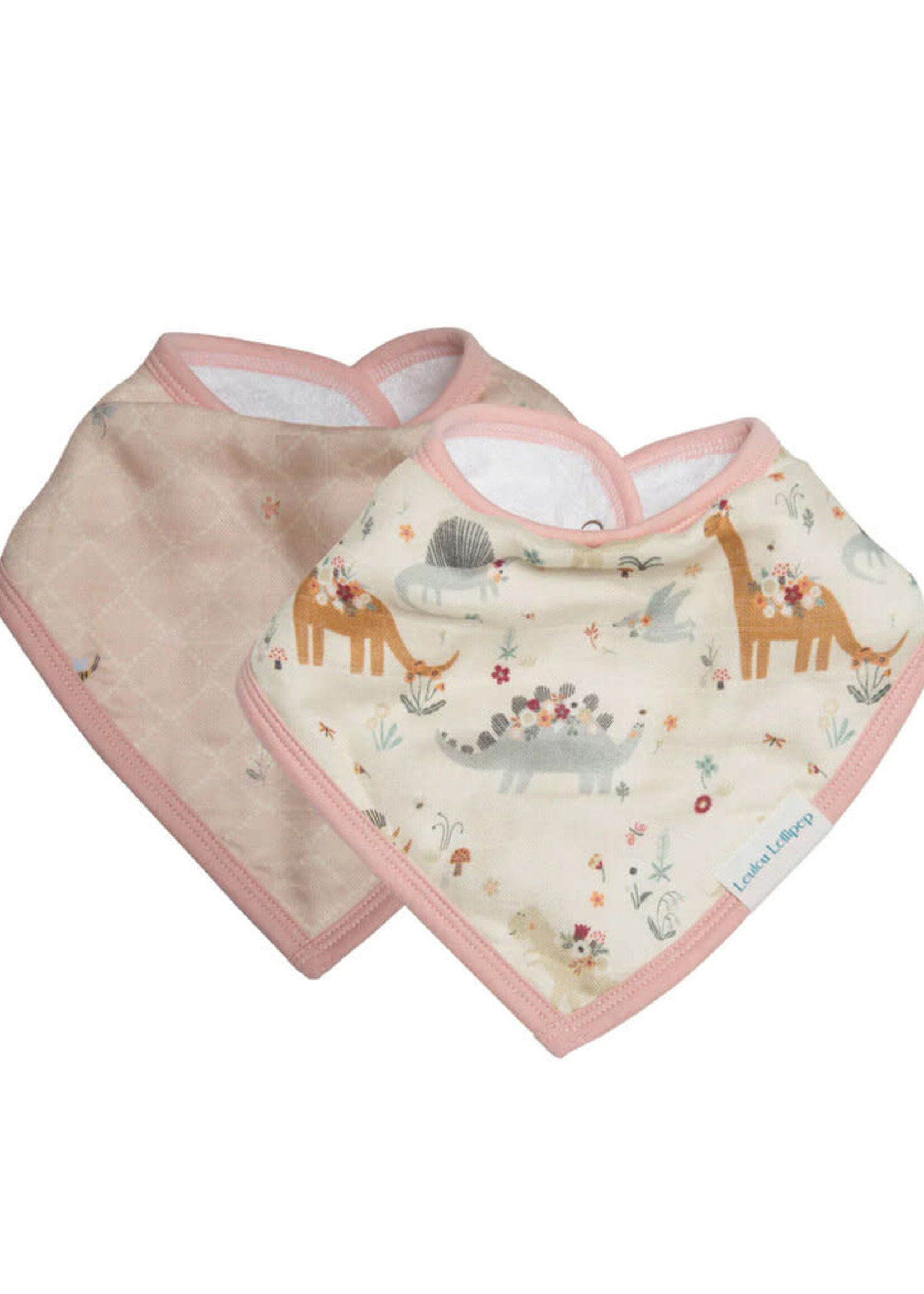 LOULOU LOLLIPOP Muslin Bandana Bib Set - Baby Dinomite