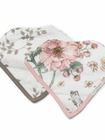 LOULOU LOLLIPOP Muslin Bandana Bib Set - Secret Garden