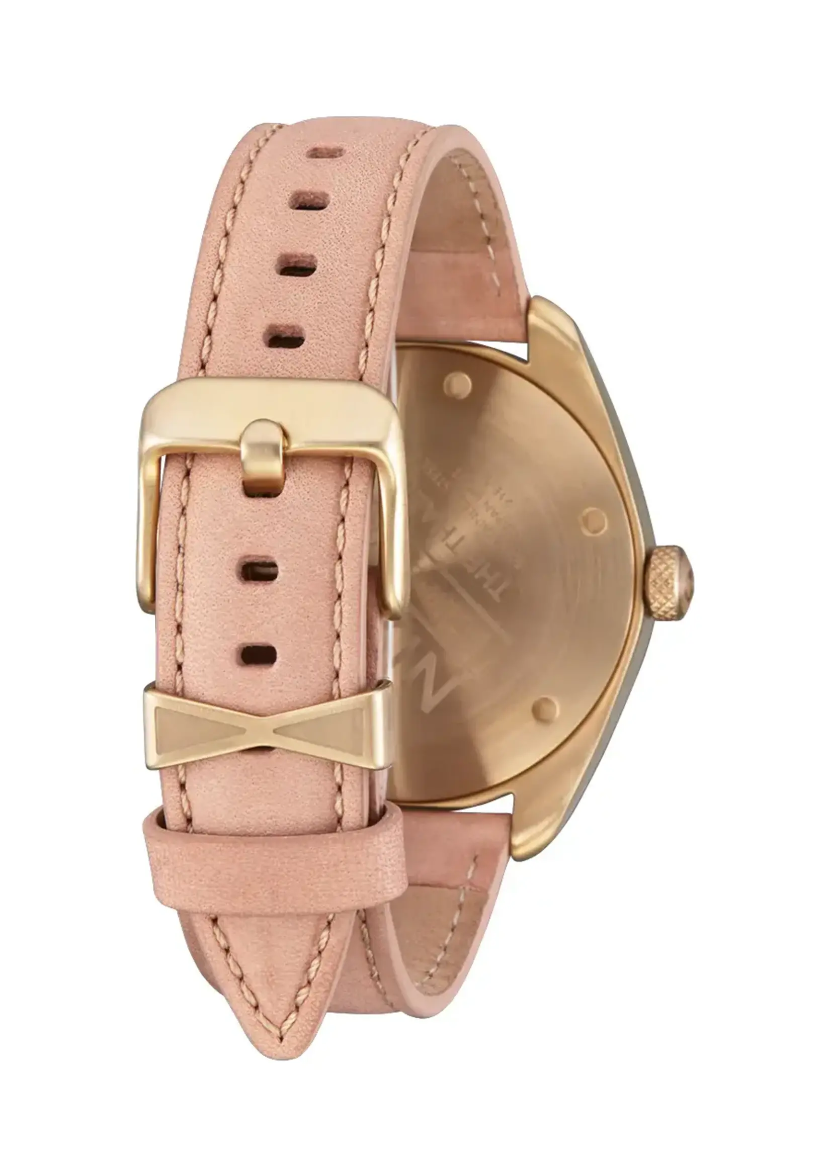 NIXON Thalia Leather Watch - Light Gold / Tan