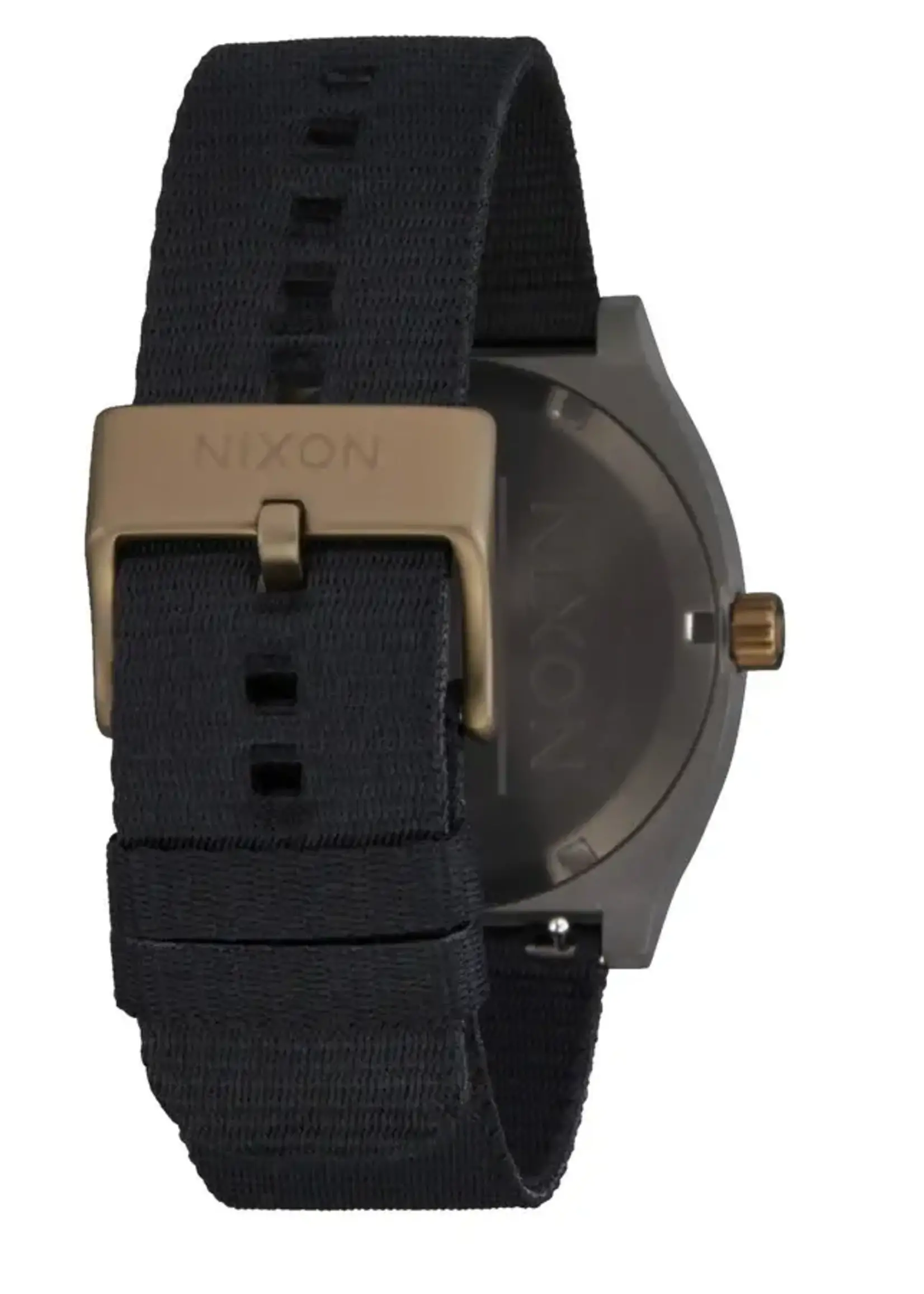 NIXON Time Teller Nylon Watch - Dark Gray/ Pumice/ Black