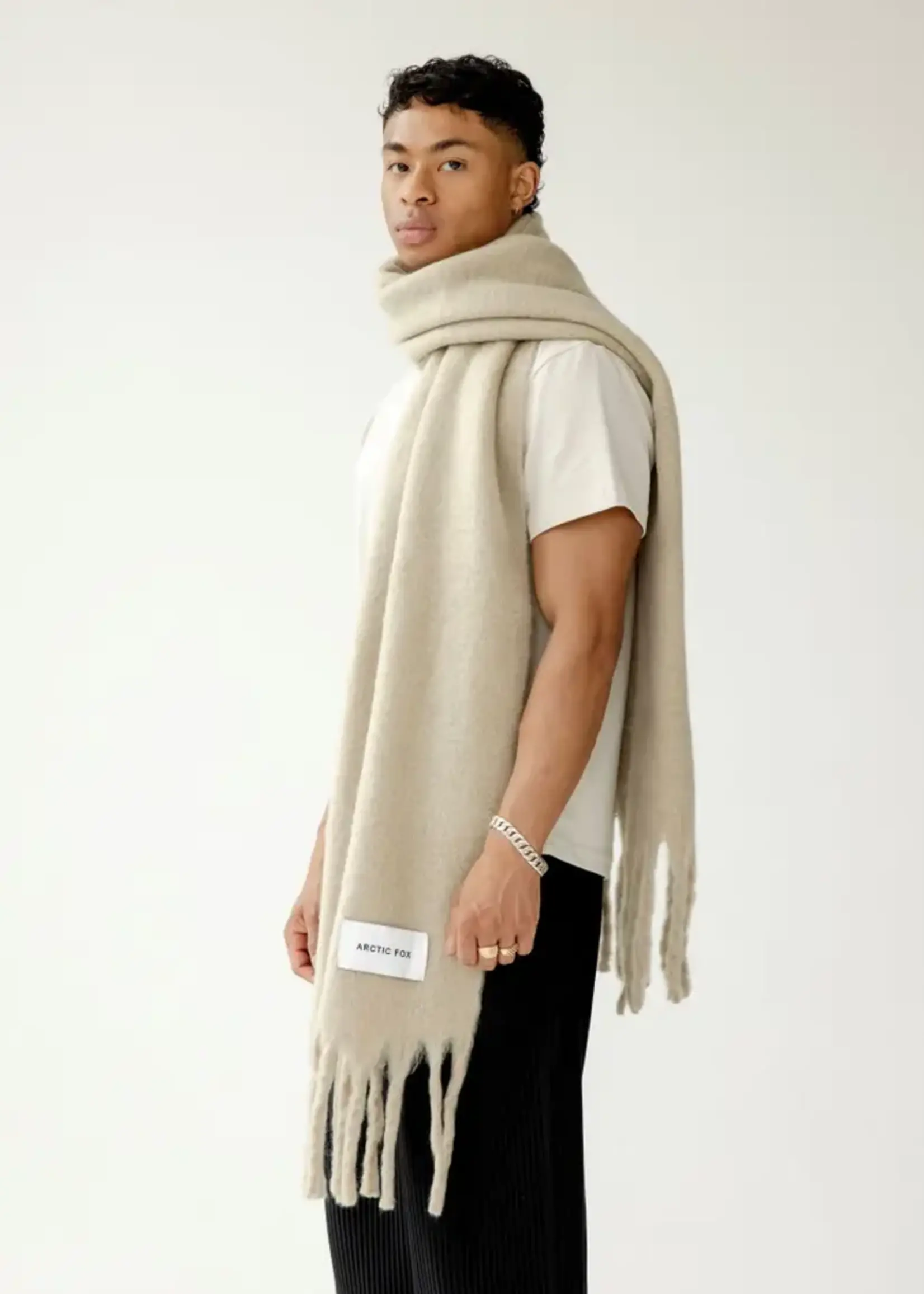 ARCTIC FOX & CO The Reykjavik Scarf - 100% Recycled - Arctic Grey