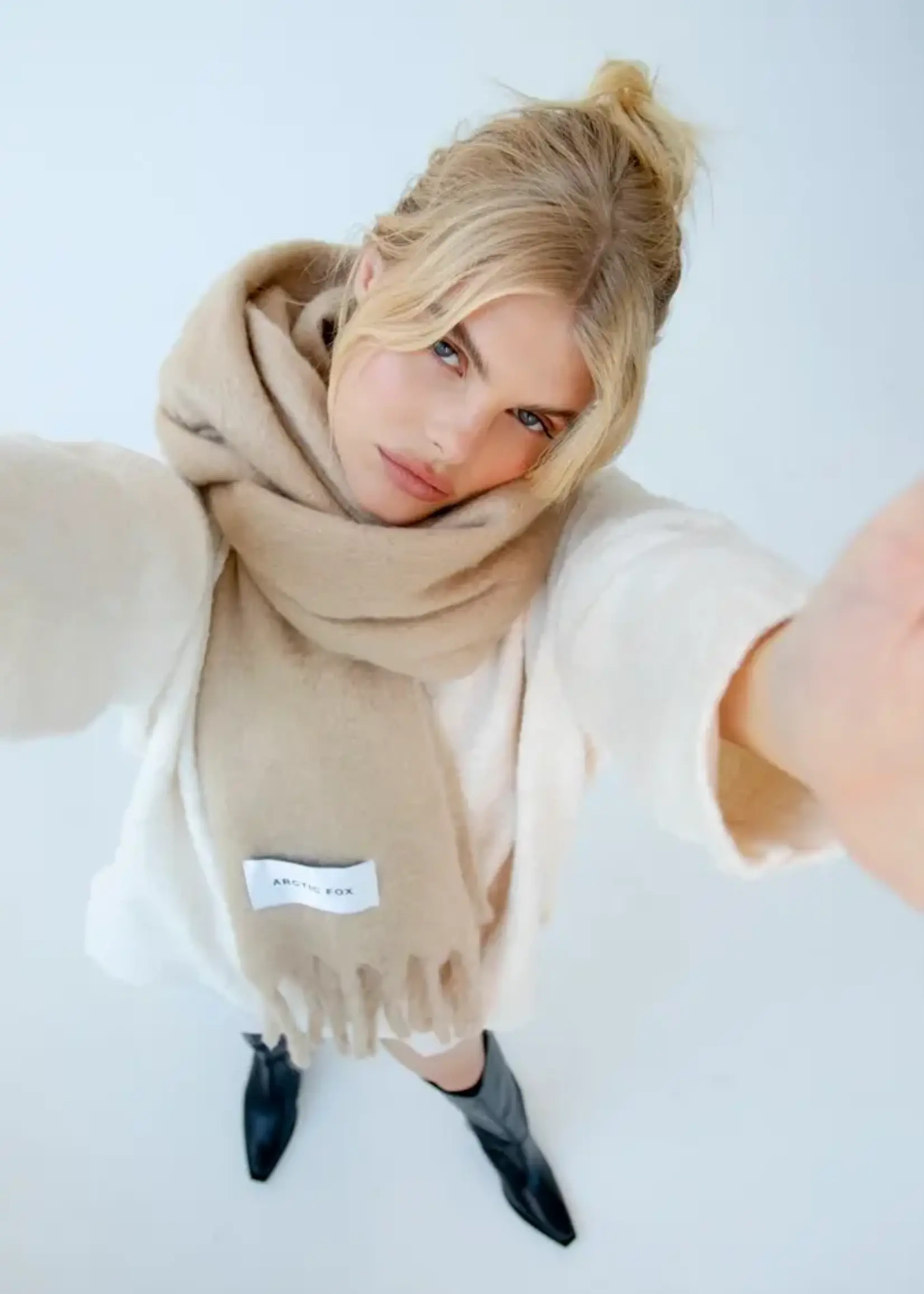 ARCTIC FOX & CO The Reykjavik Scarf - 100% Recycled - Pinecone Beige