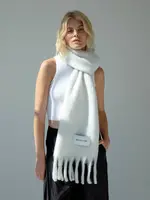 ARCTIC FOX & CO The Stockholm Scarf - 100% Recycled - Polar White