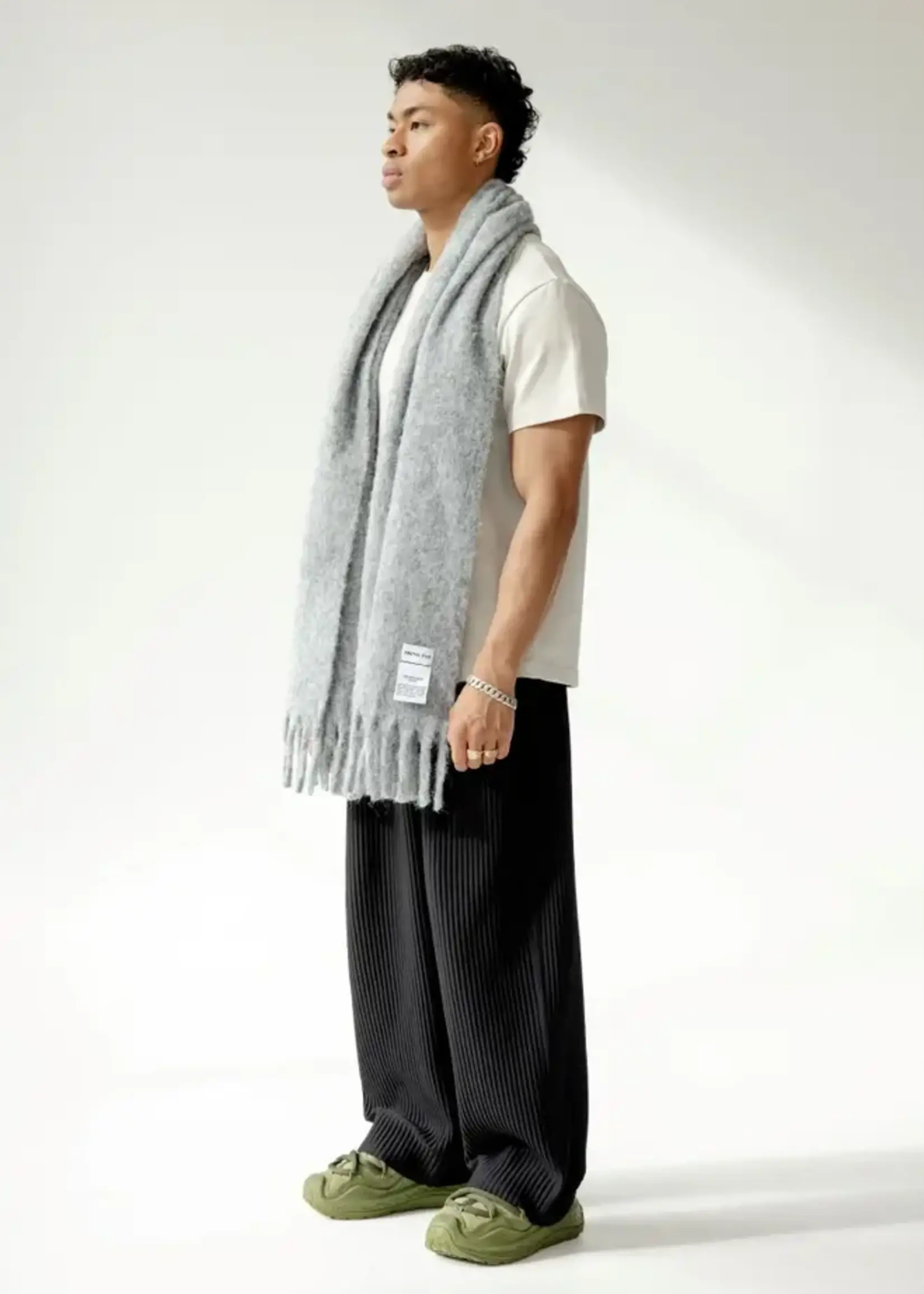 ARCTIC FOX & CO The Reykjavik Scarf with RWS Wool - Grey