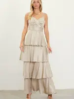 SKIES ARE BLUE Tiered maxi dress