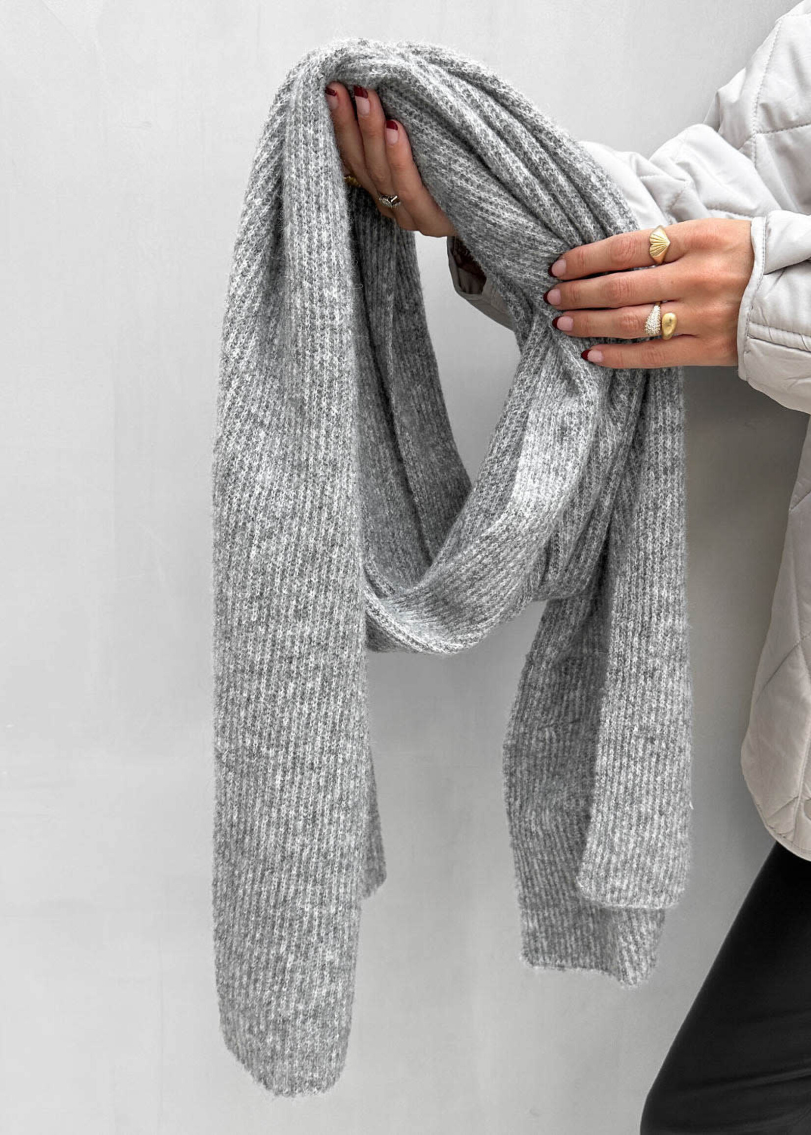 PIECES PSMOELLA CASHMERE BLEND SCARF