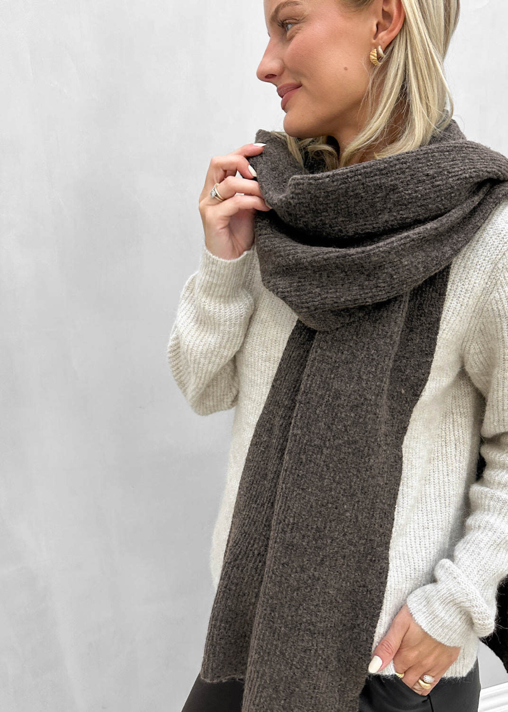 PIECES PSMOELLA CASHMERE BLEND SCARF