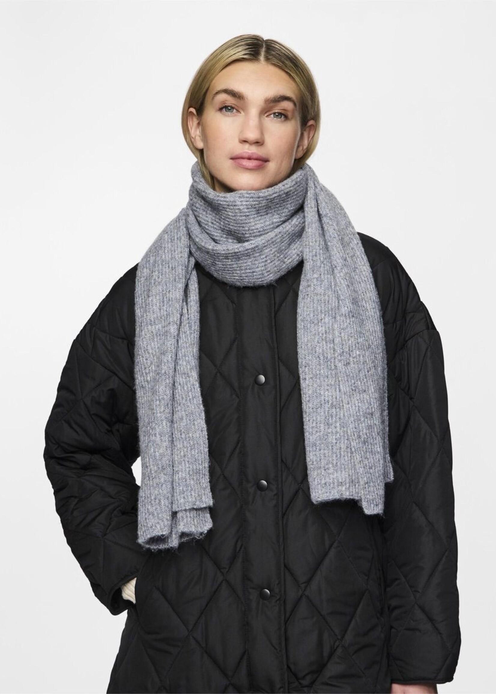PIECES PSMOELLA CASHMERE BLEND SCARF