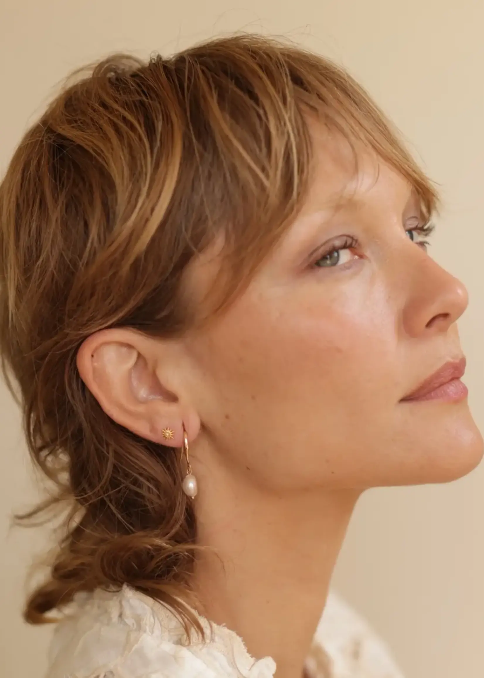 AMANO studio Large Drop Pearl Earrings