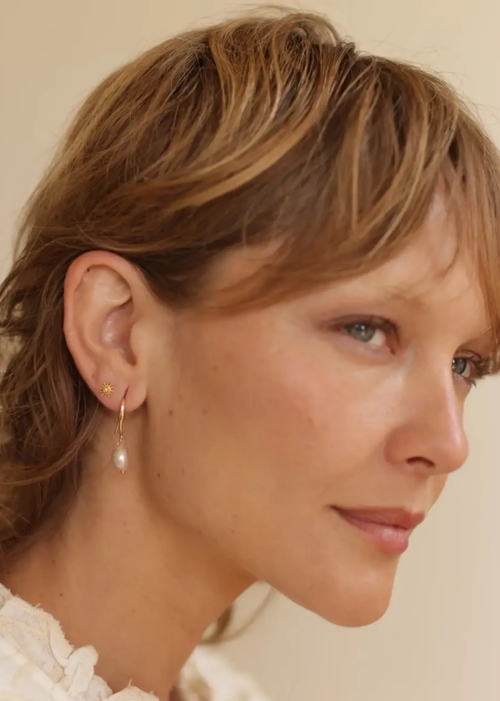 AMANO studio Large Drop Pearl Earrings
