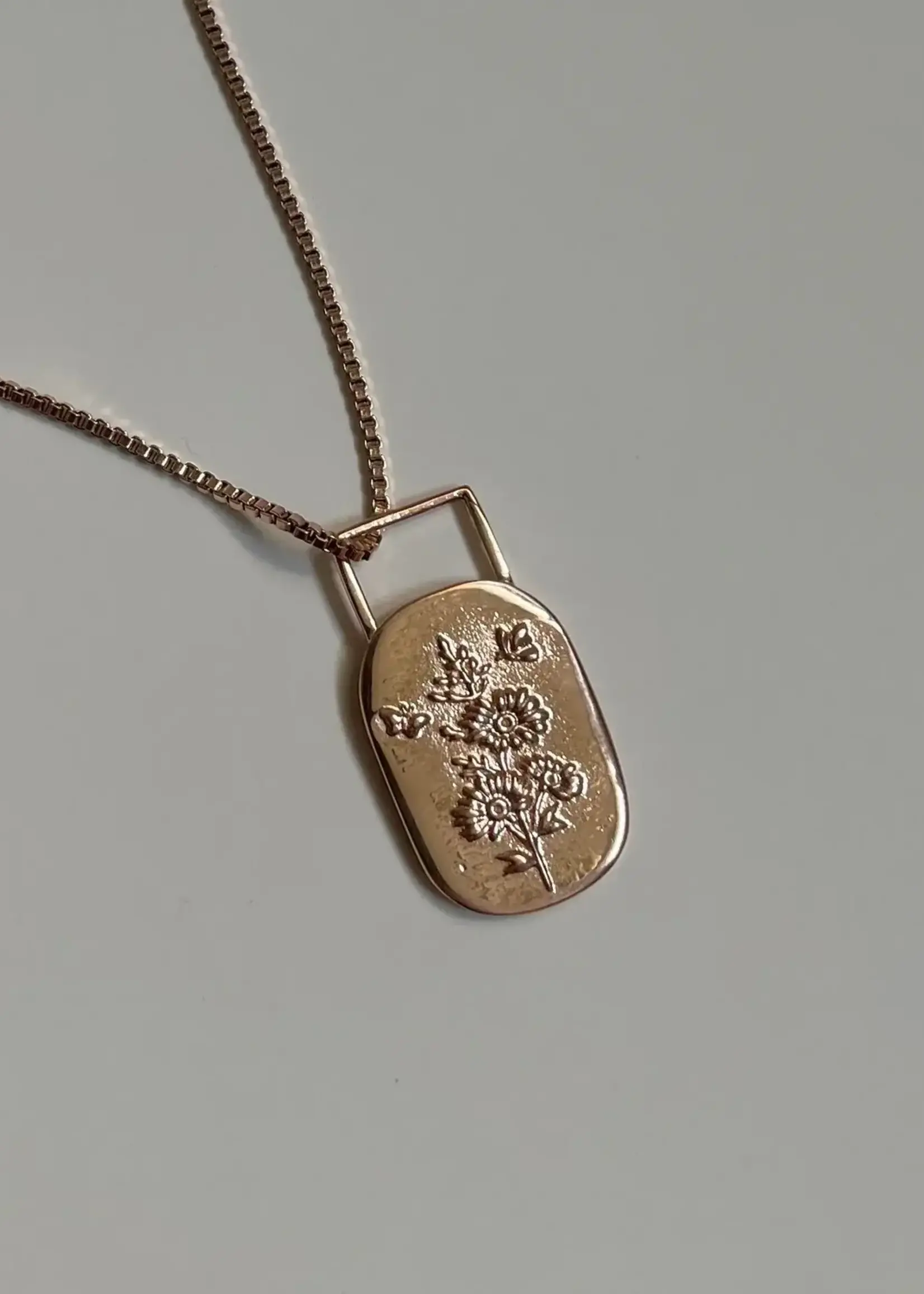 NAMASTE JEWELRY Bloom Affirmation Necklace