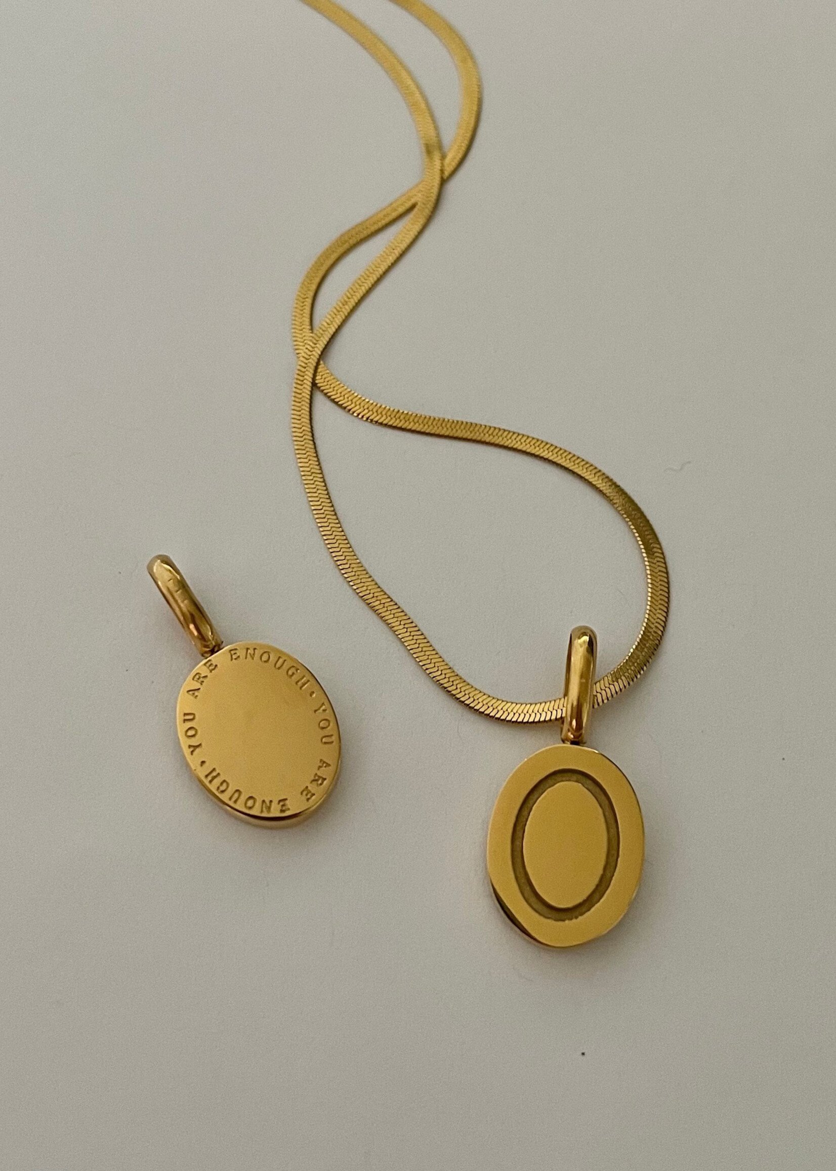 NAMASTE JEWELRY You Are Enough Necklace