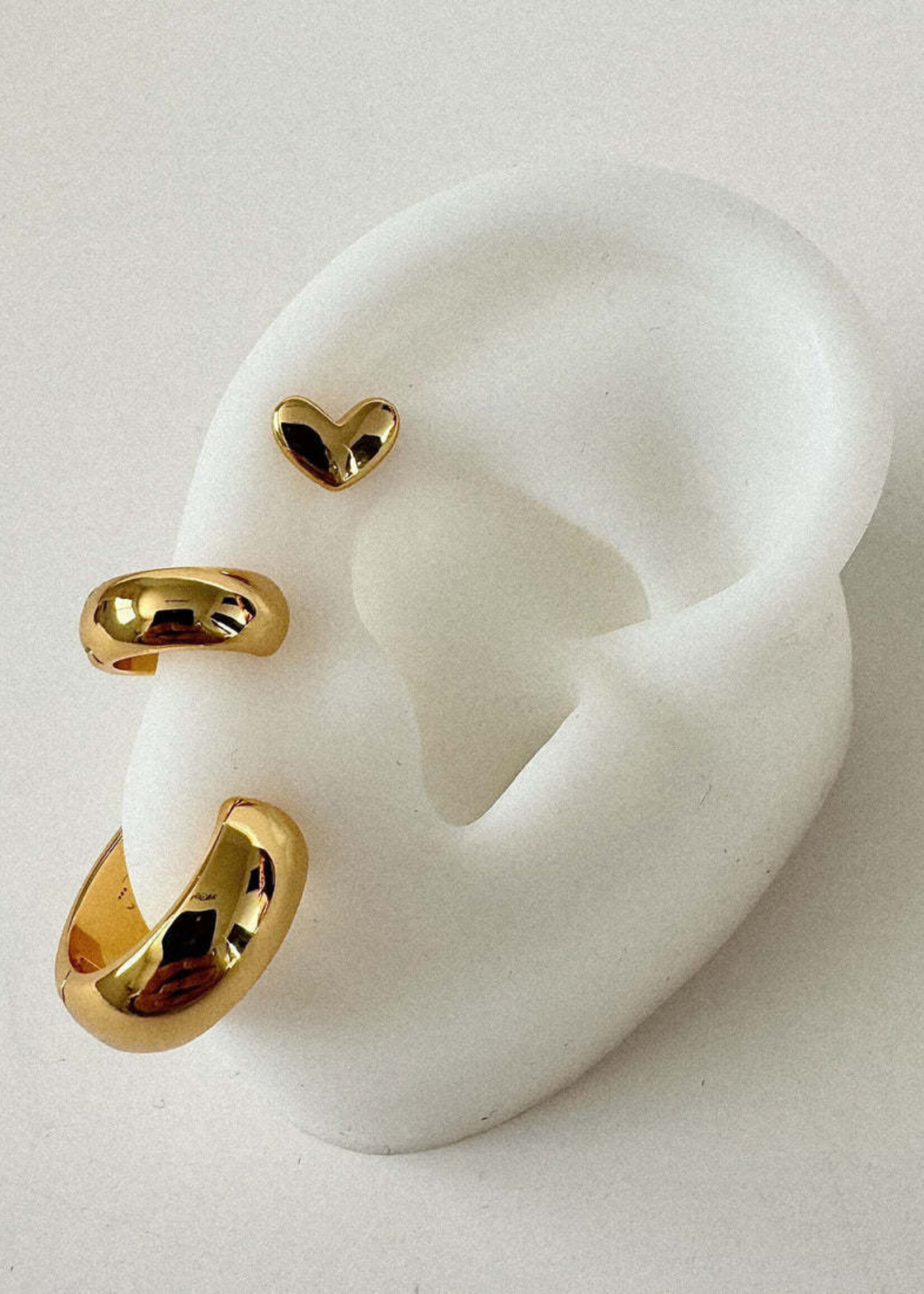 NAMASTE JEWELRY HEART STUDS