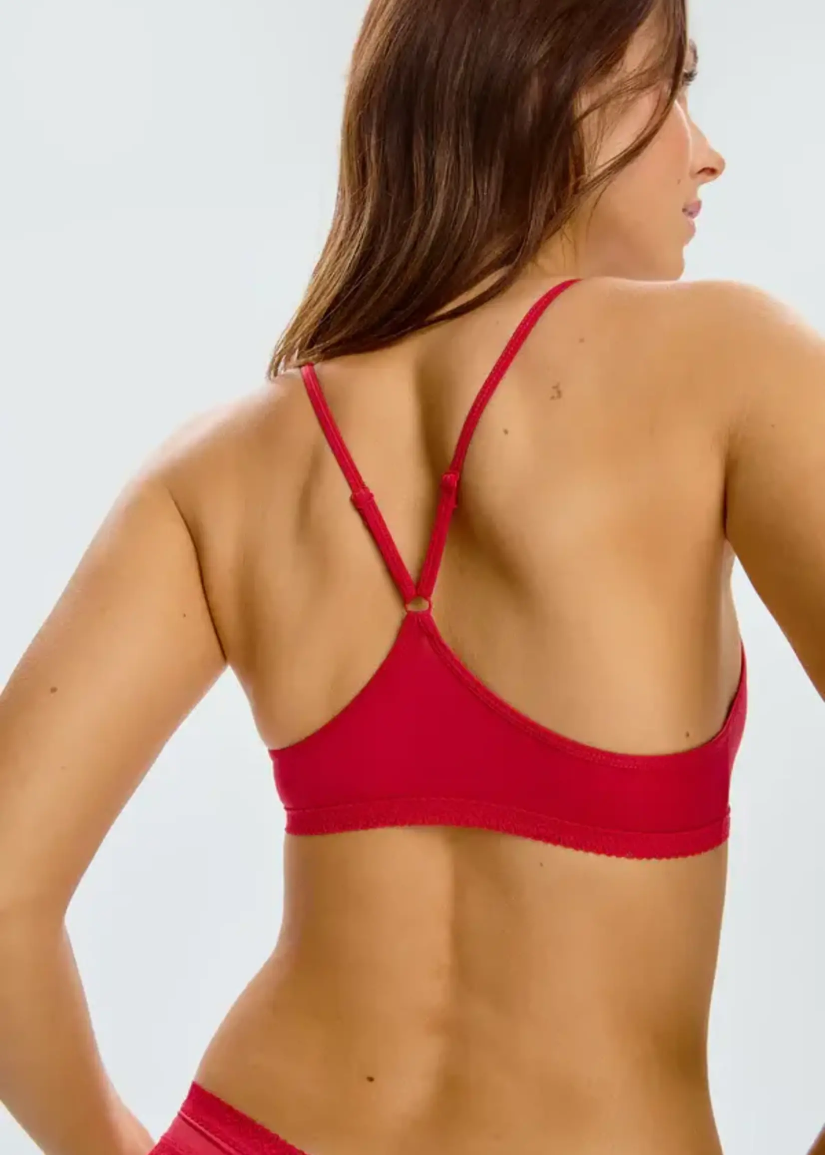 BLUSH MICRO lace trim Bralette