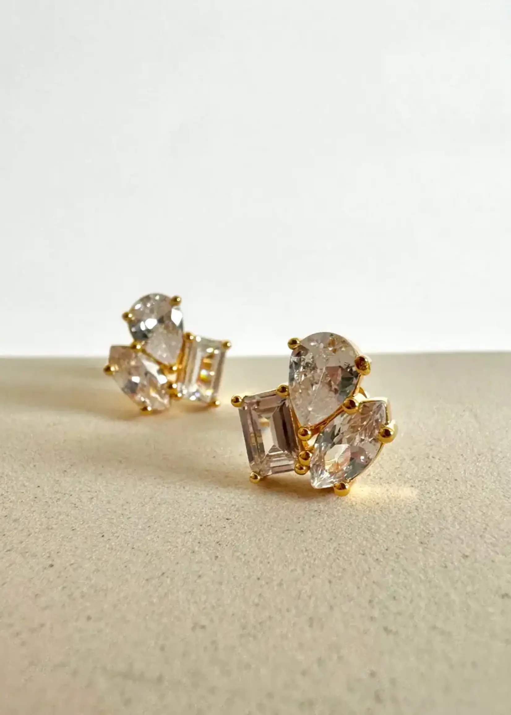 NAMASTE JEWELRY Emra Cluster Studs