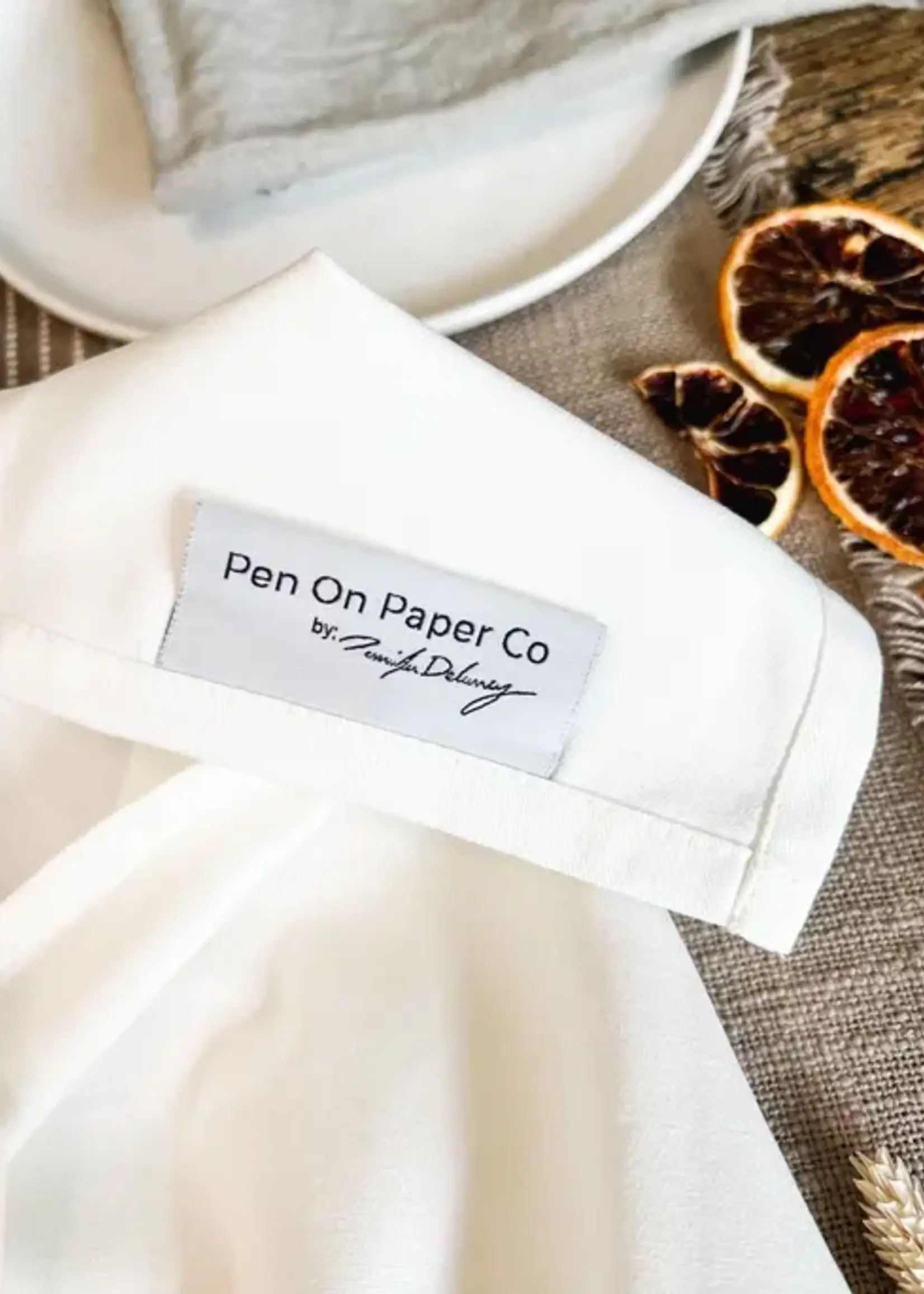 Pen On Paper Co Organic Cotton Tea Towel
