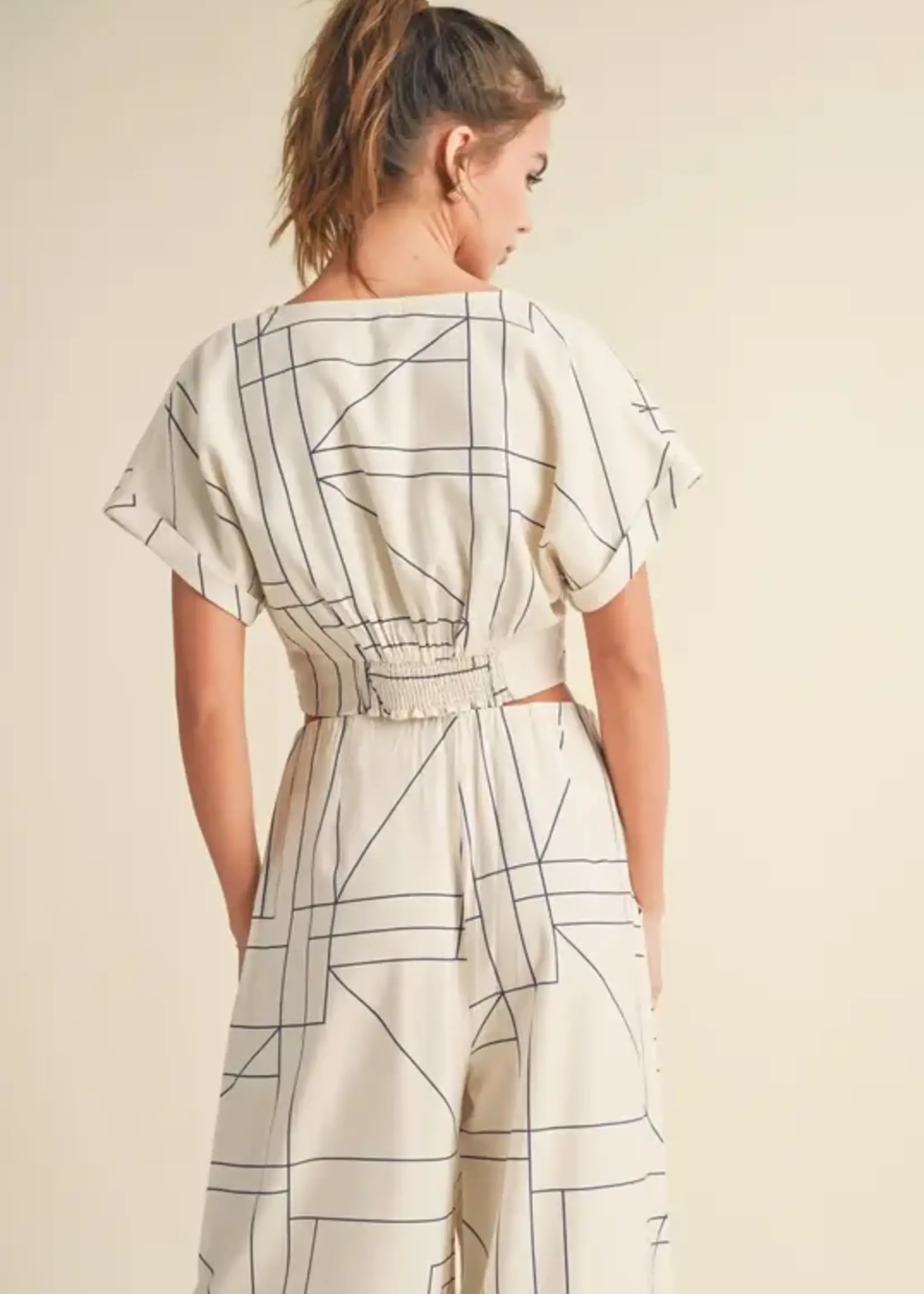MIOU MUSE Fron Twist Top