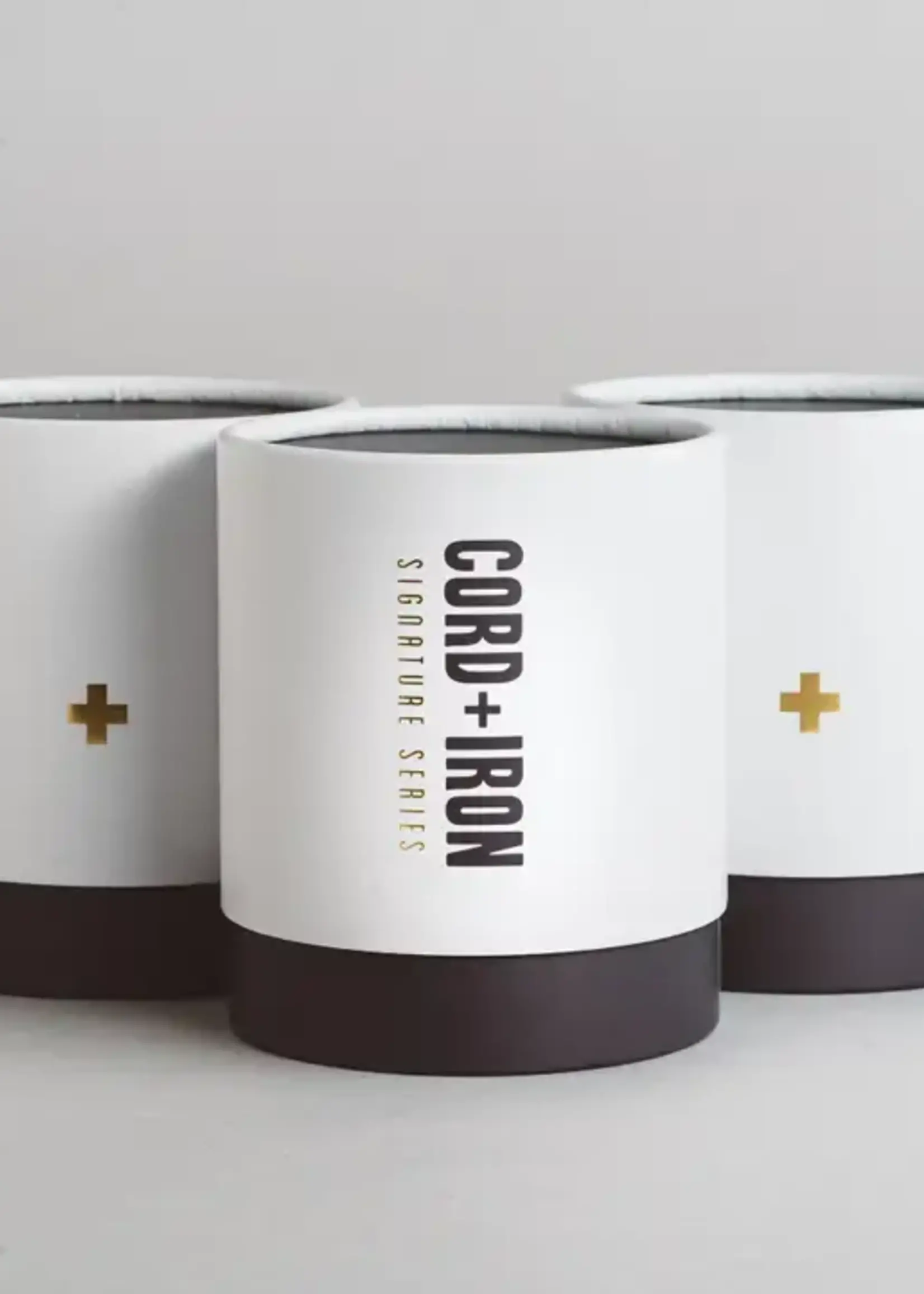 CORD +IRON Warm Coconut + Sandalwood Glass Candle