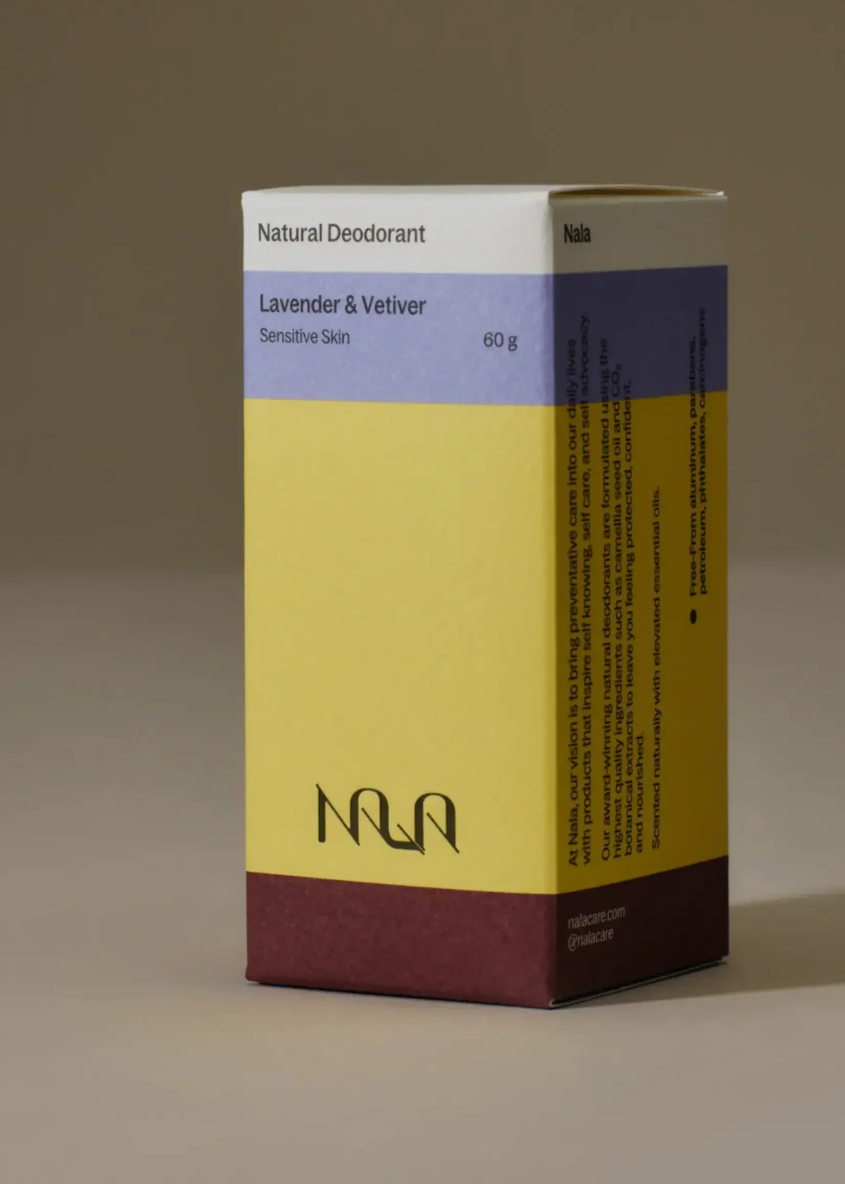 NALA CARE Lavender & Vetiver Natural Deodorant