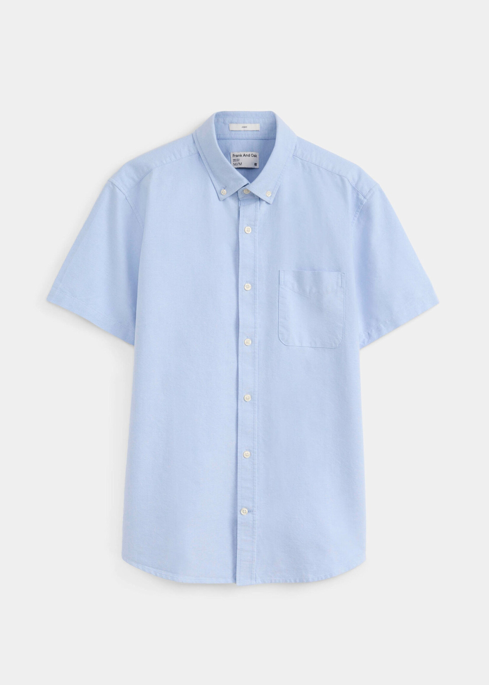Frank And Oak Jasper Short Sleeve Oxford Shirt
