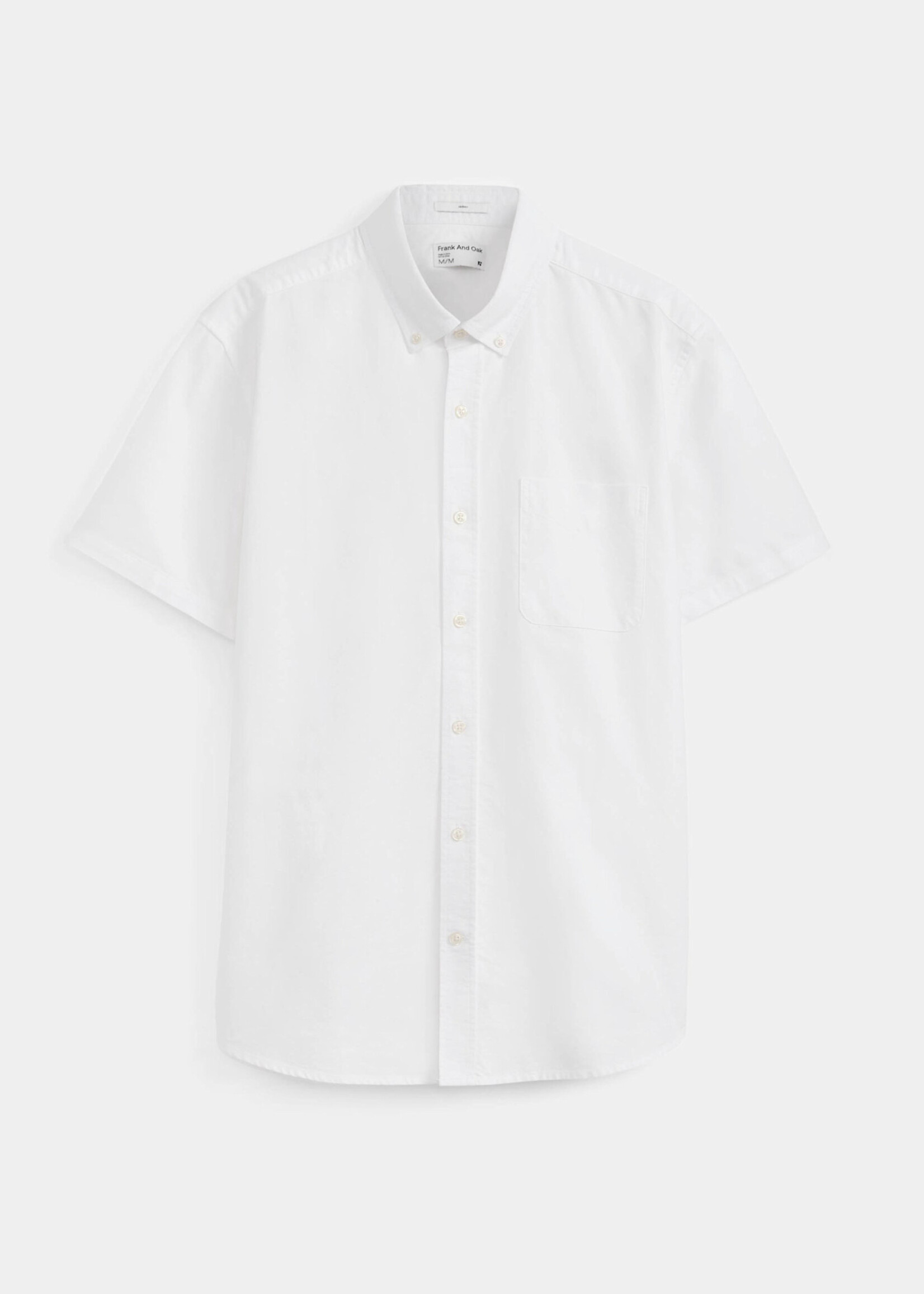 Frank And Oak Jasper Short Sleeve Oxford Shirt