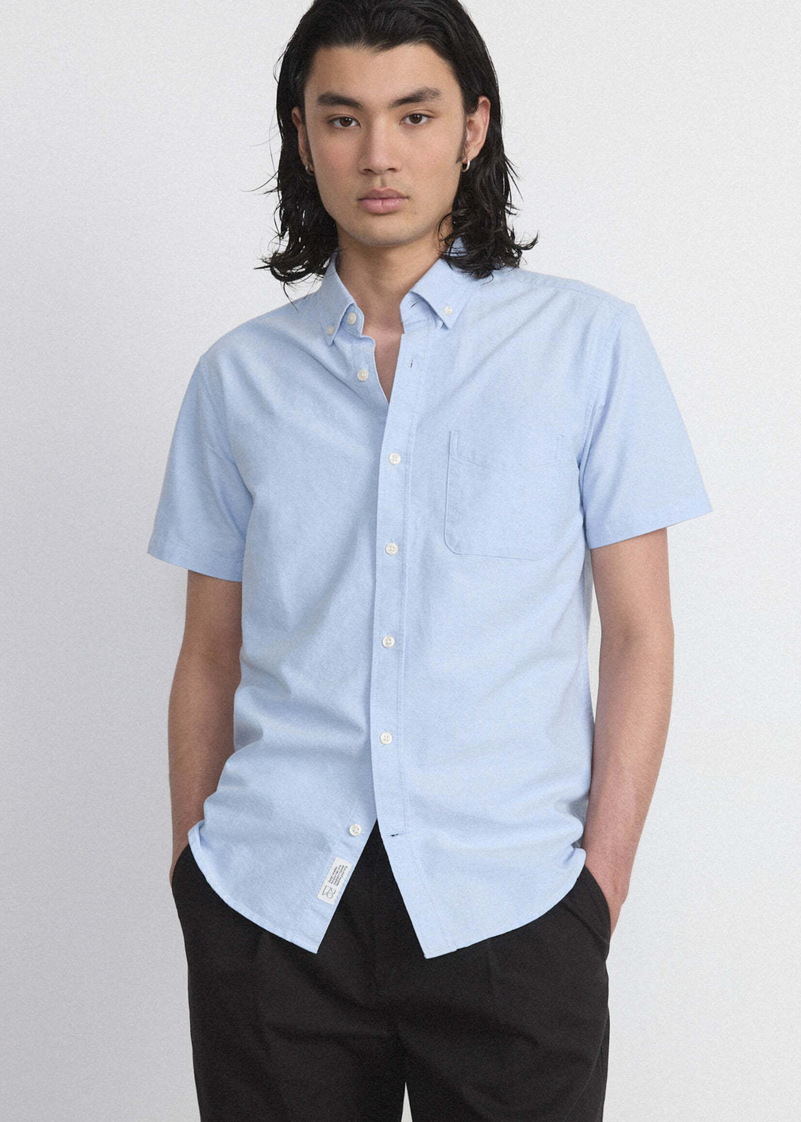 Frank And Oak Jasper Short Sleeve Oxford Shirt