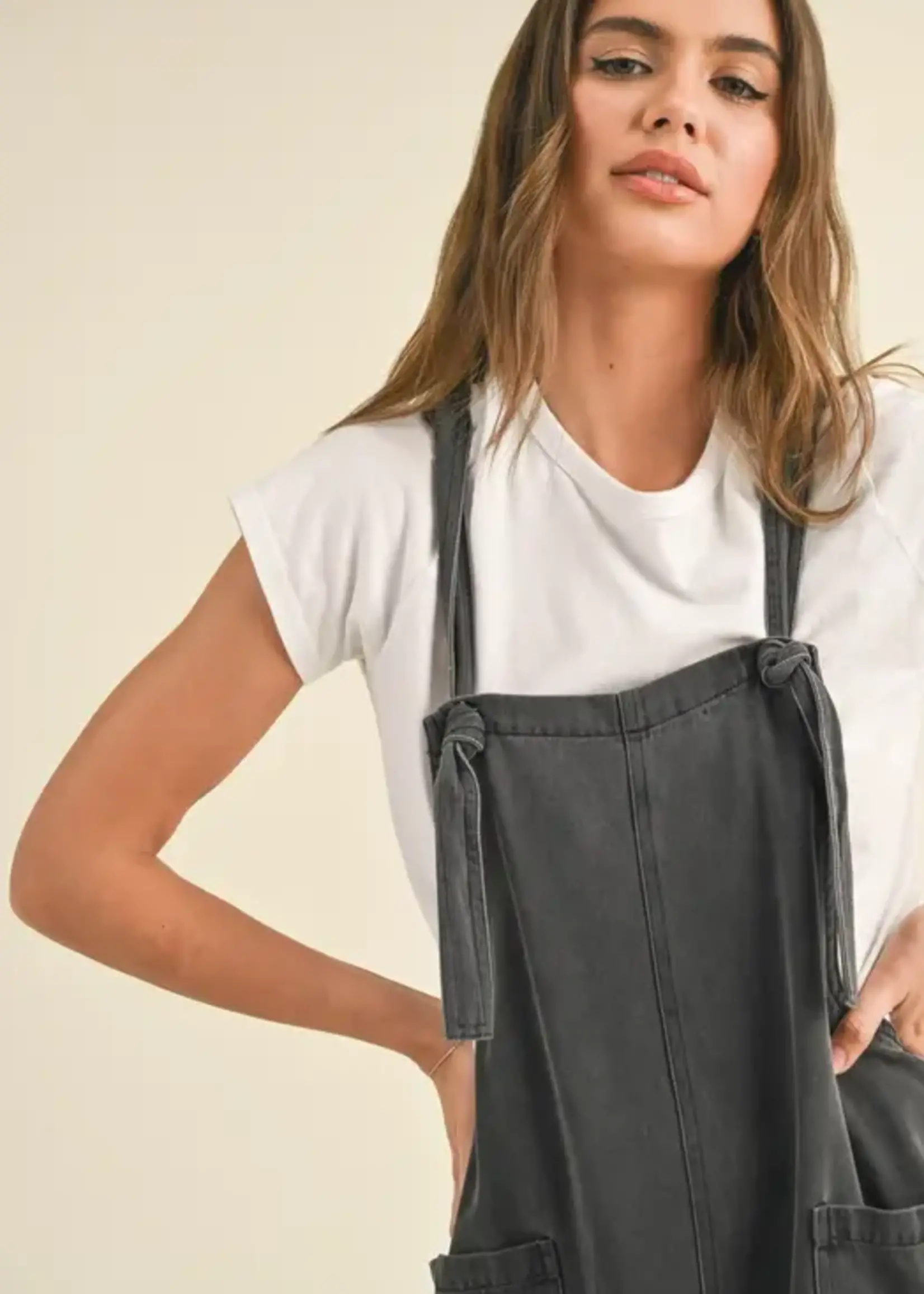MIOU MUSE Tencel Washed Jumpsuit