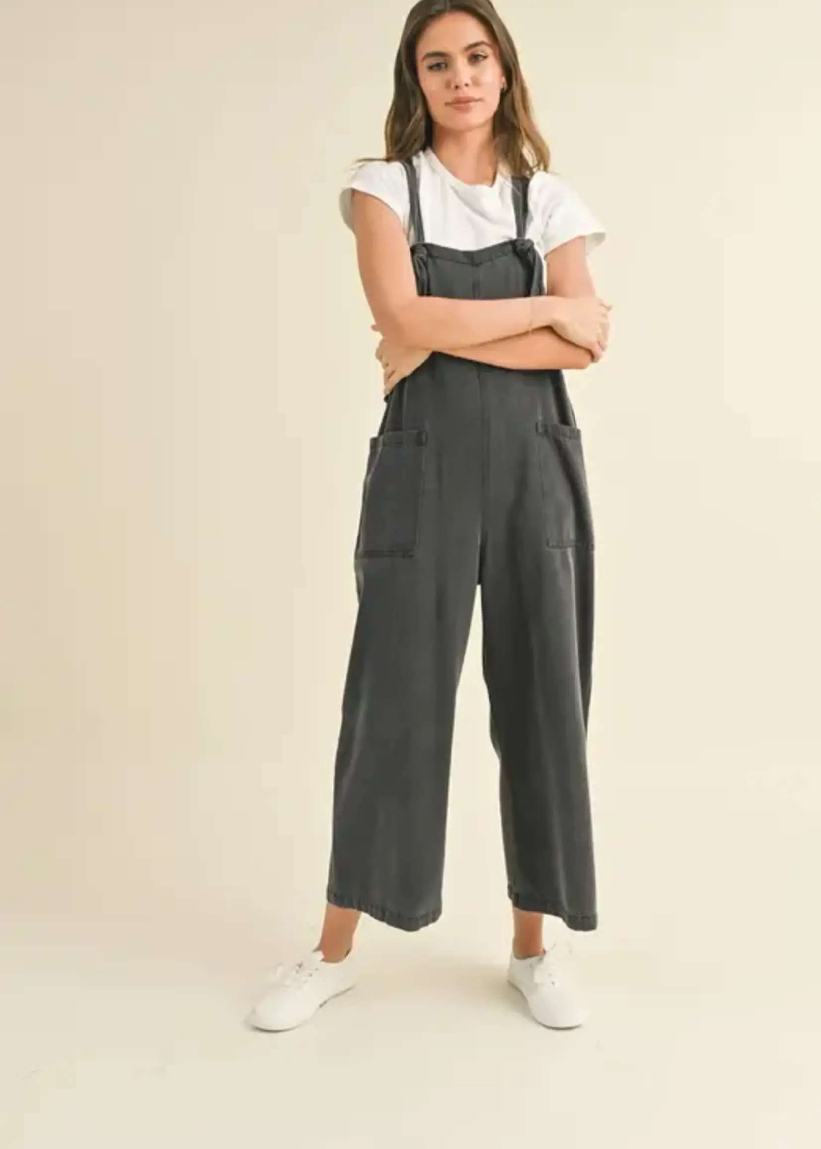 MIOU MUSE Tencel Washed Jumpsuit