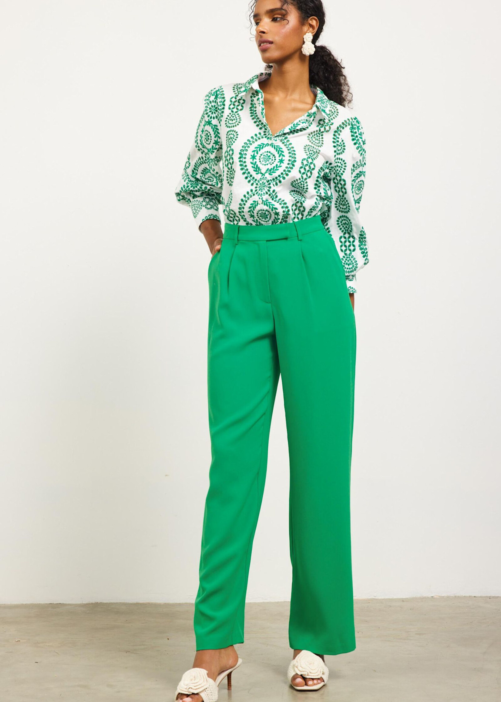 SKIES ARE BLUE Wide leg trouser