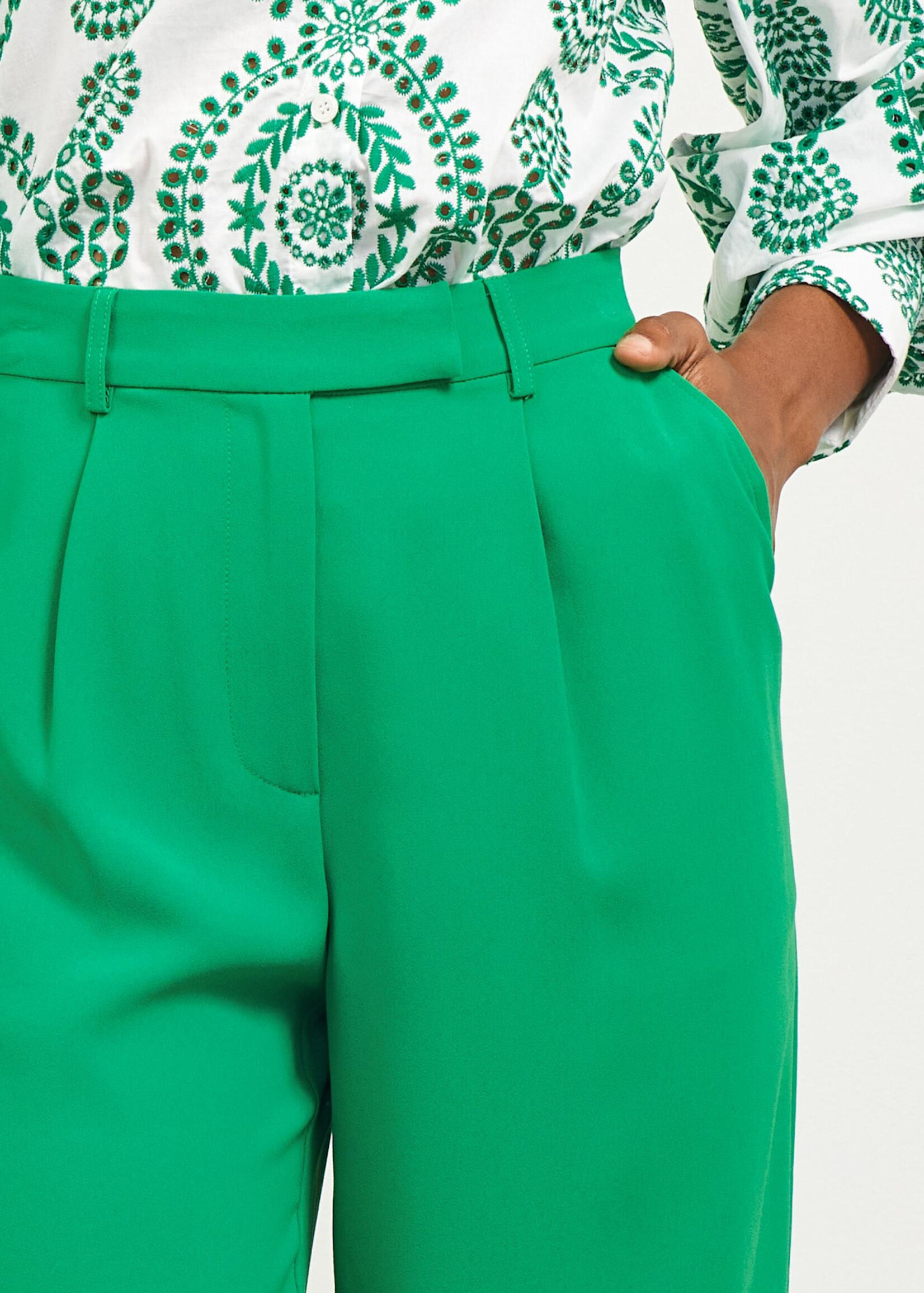 SKIES ARE BLUE Wide leg trouser