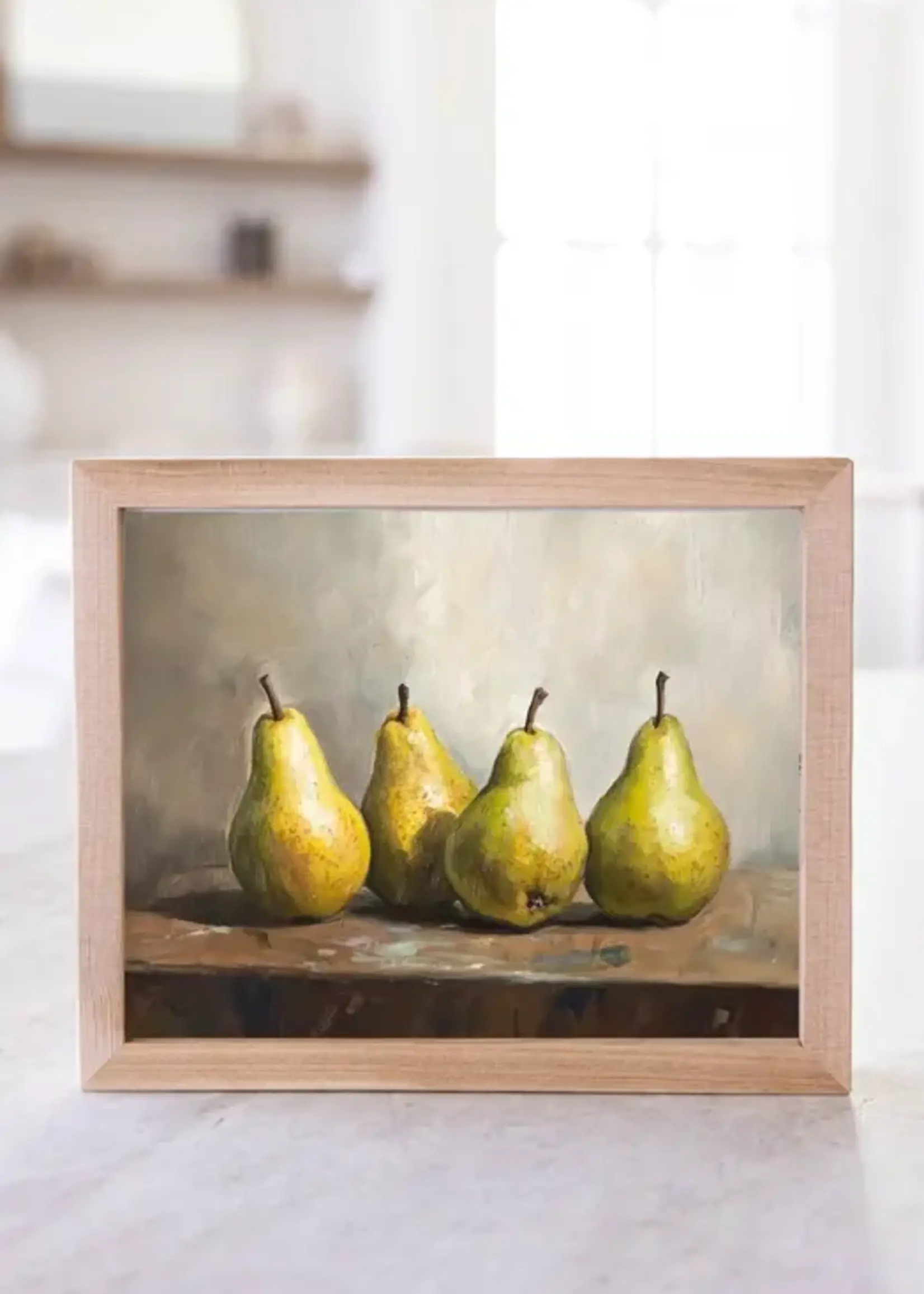 LUXE B CO Vintage Framed Art, light background