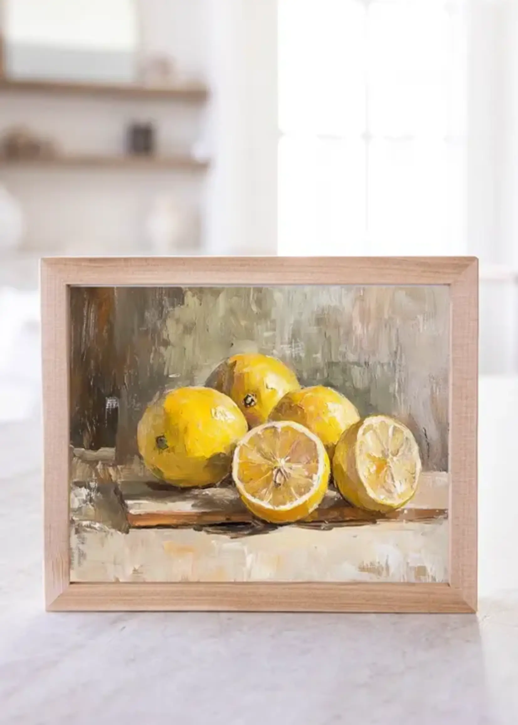 LUXE B CO Vintage Framed Art, light background