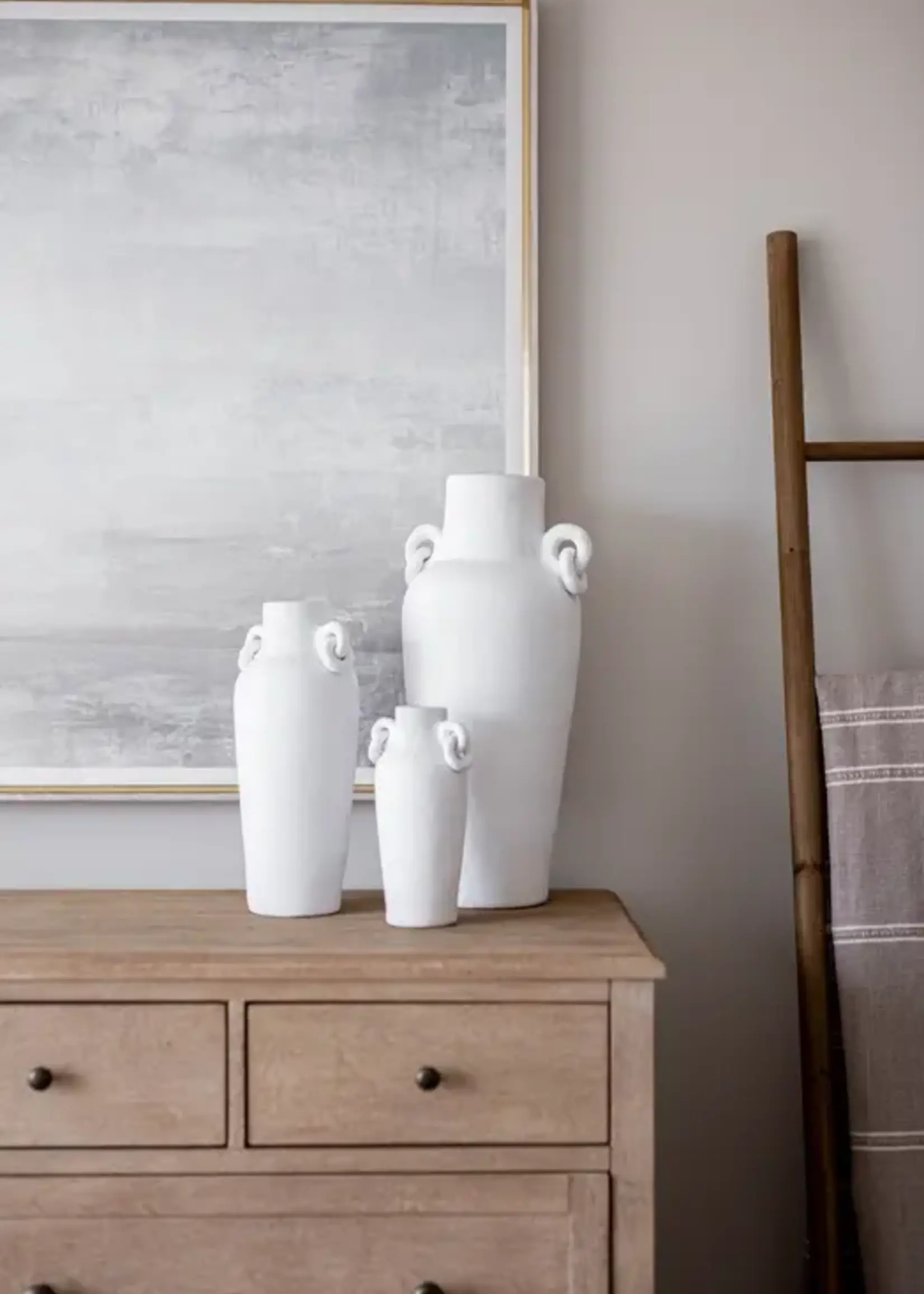 LUXE B CO Santorini Urn Link Vase