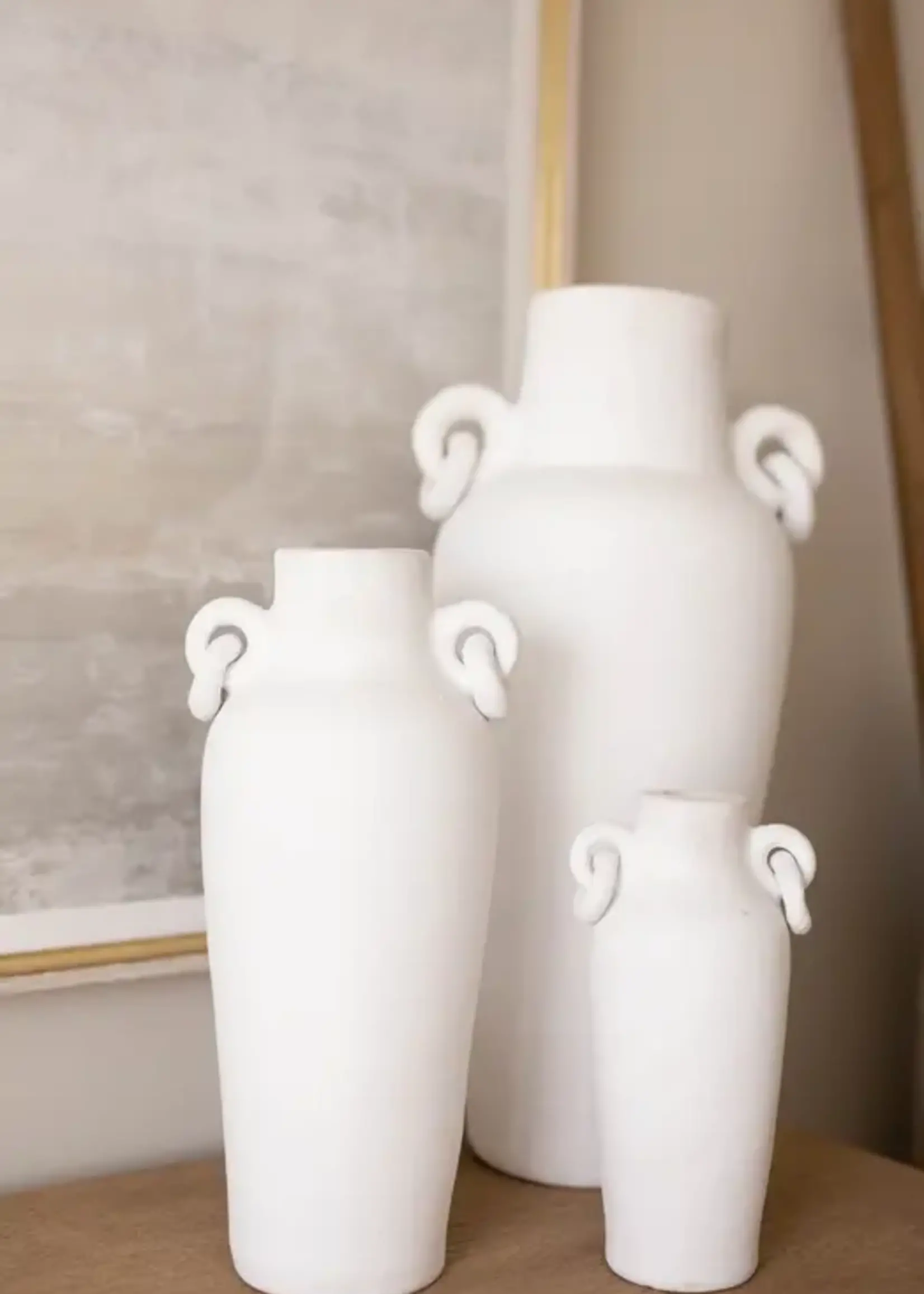 LUXE B CO Santorini Urn Link Vase
