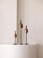 LUXE B CO SET of 3, Vintage Inspired Iron Bell Stands